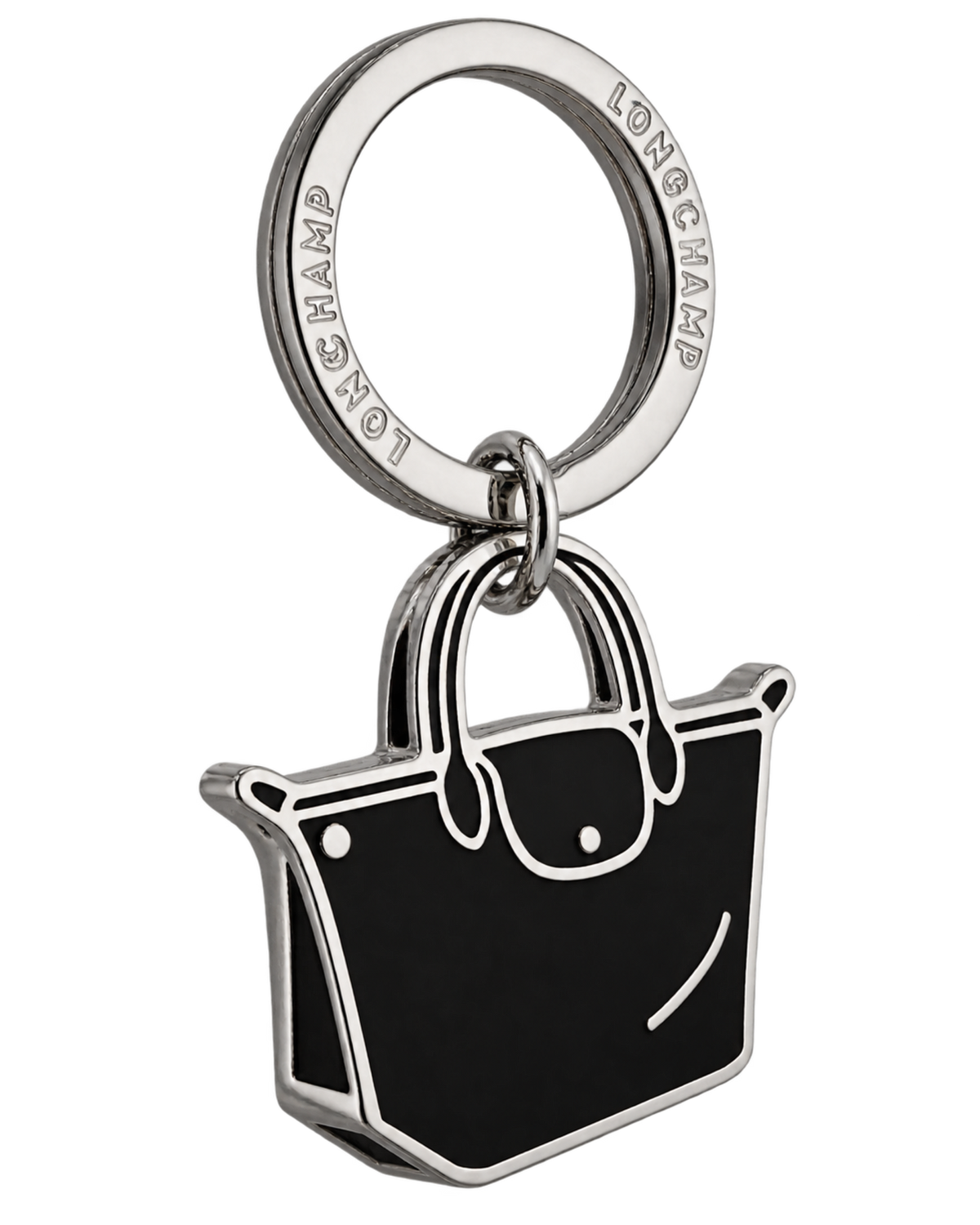 Le Pliage Key rings Black - Metal