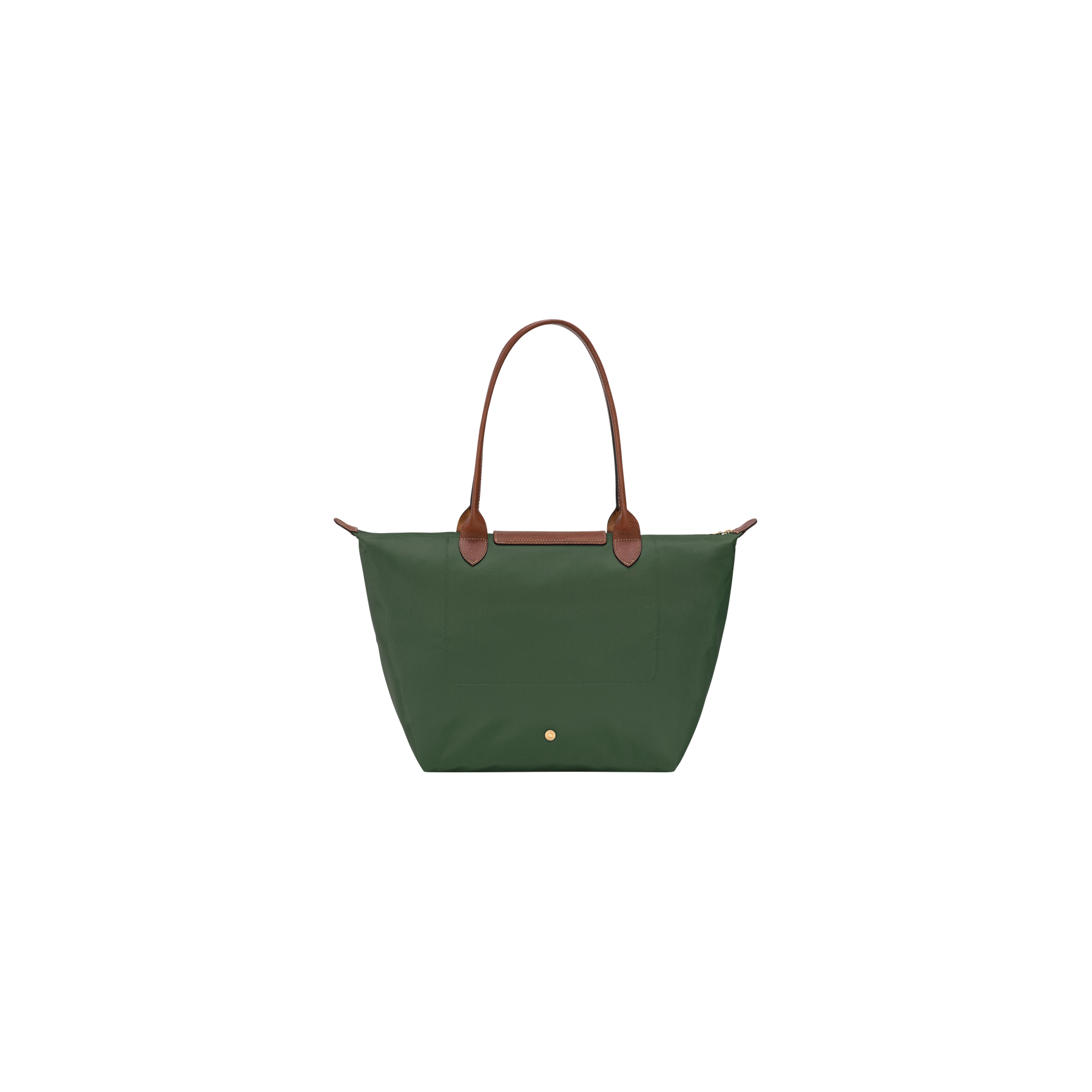 Le Pliage Original L Tote bag British Green - Recycled canvas