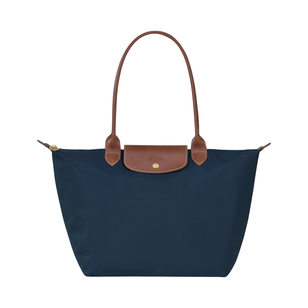 Le Pliage Original L Tote bag Navy - Recycled canvas