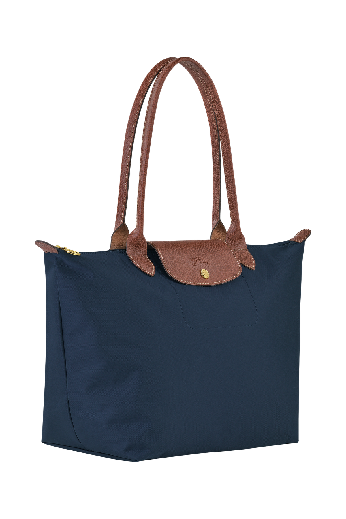 Le Pliage Original L Tote bag Navy - Recycled canvas