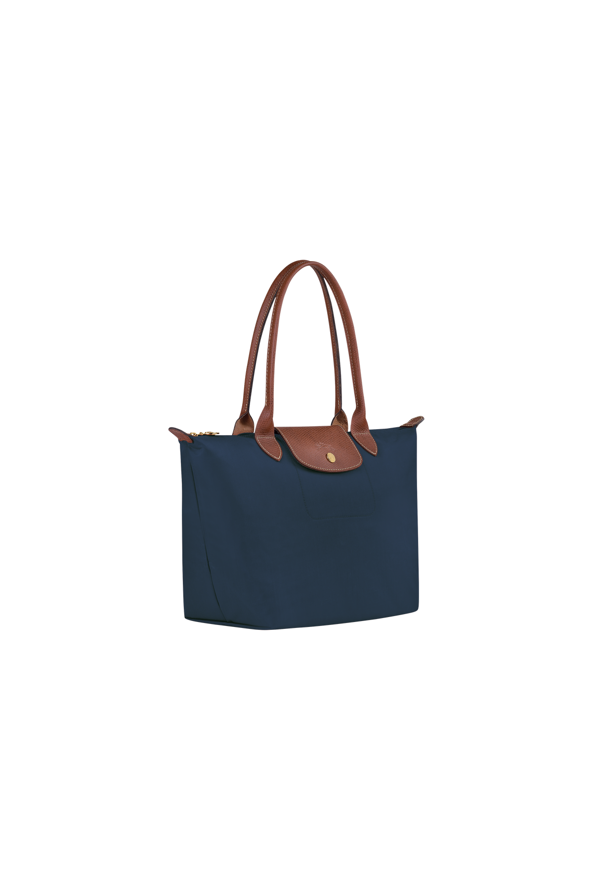 Le Pliage Original M Tote bag Navy - Recycled canvas