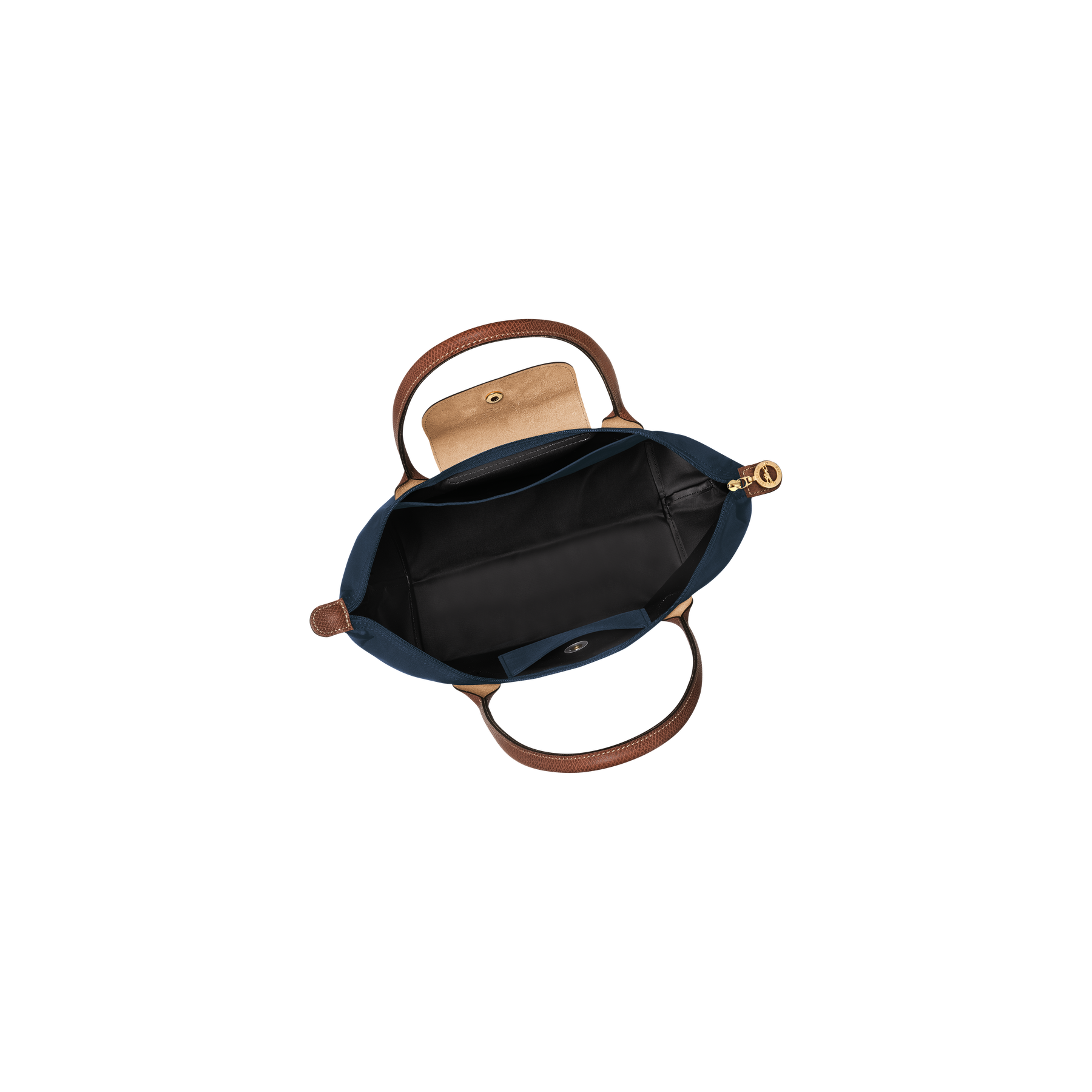 Le Pliage Original M Tote bag Navy - Recycled canvas