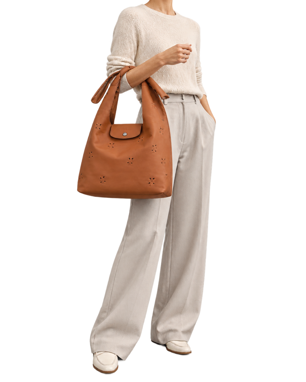Le Pliage Xtra M Shoulder bag Cognac - Leather