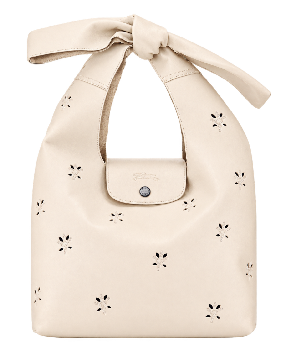 Le Pliage Xtra M Shoulder bag Ecru - Leather