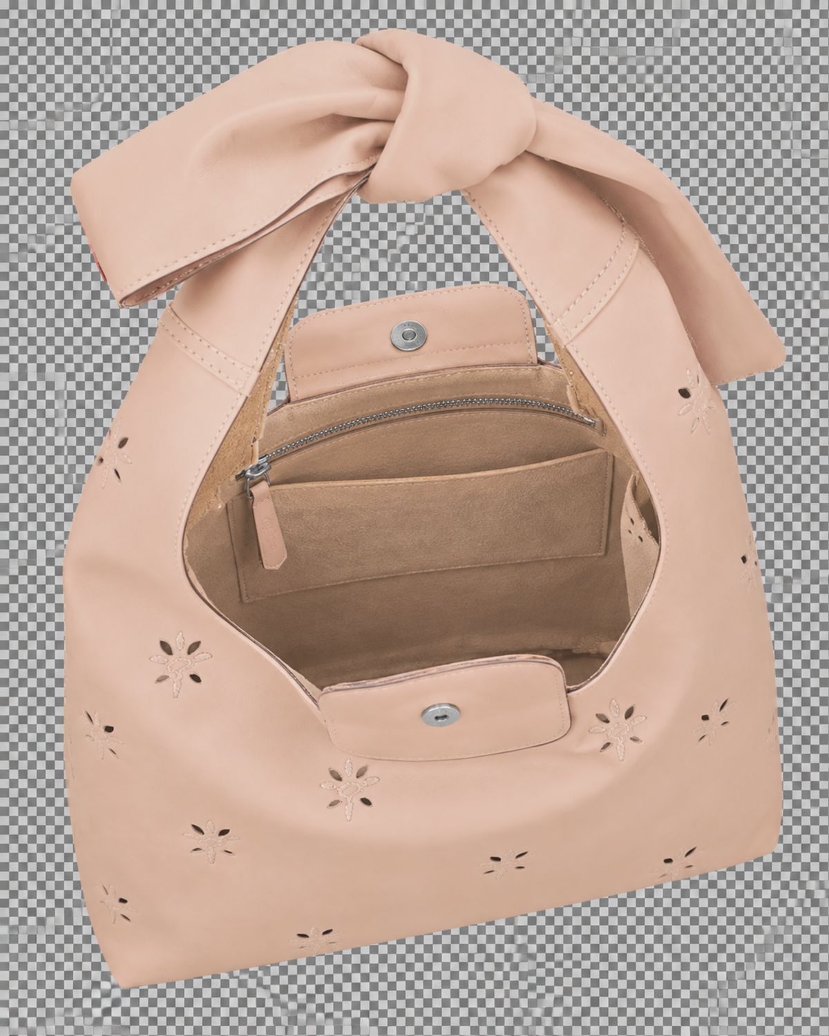 Le Pliage Xtra M Shoulder bag Nude - Leather