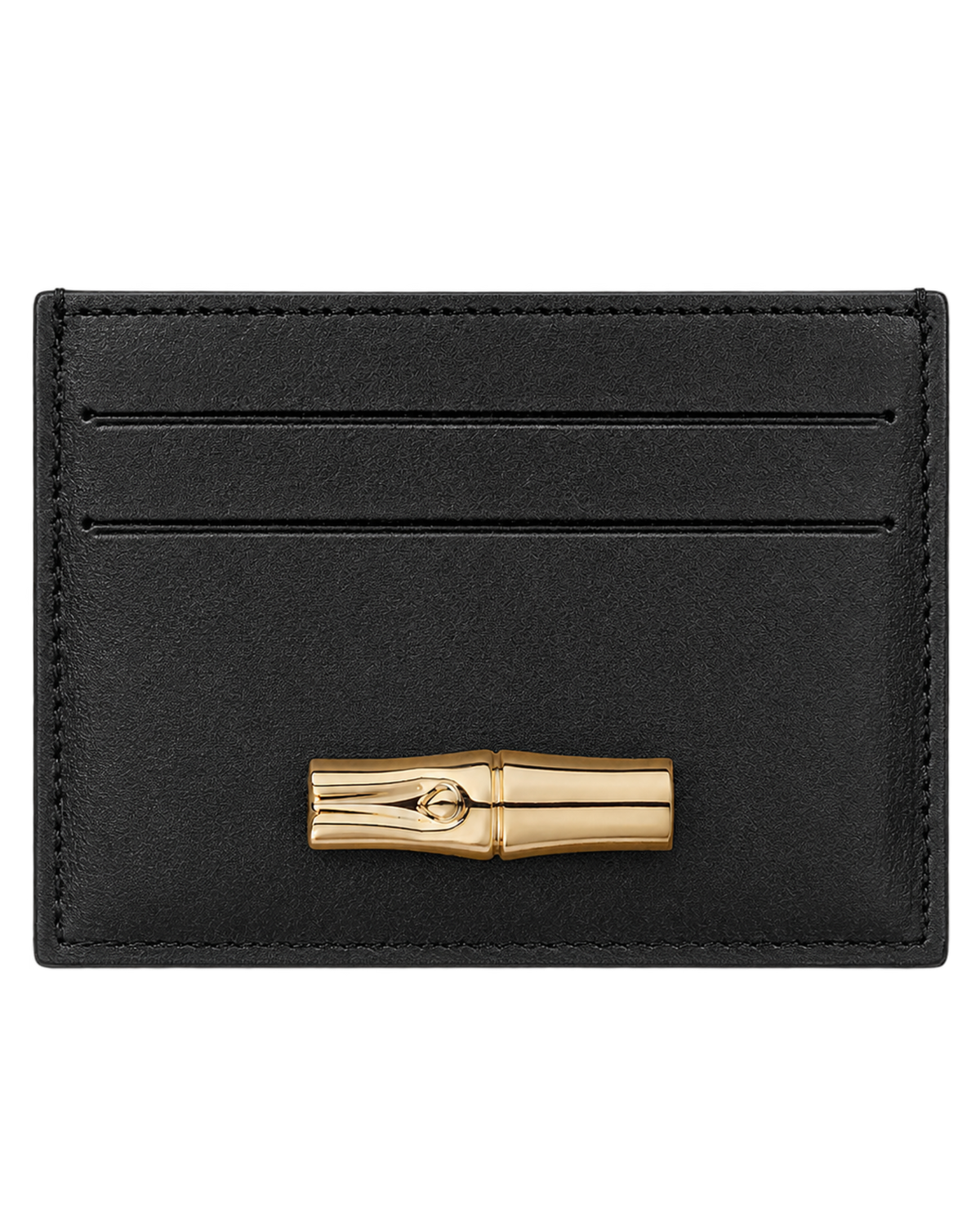 Le Roseau Card holder Black - Leather