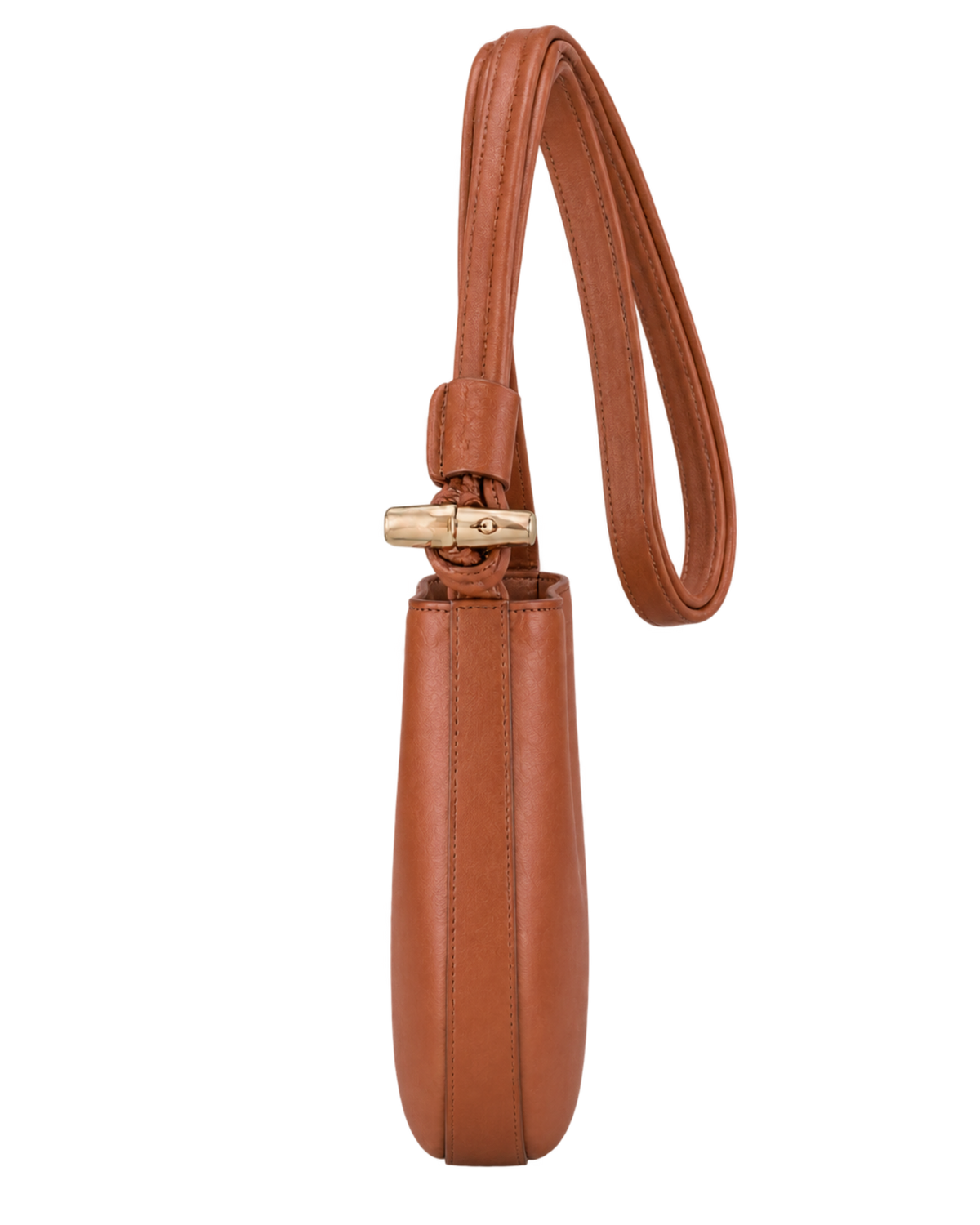 Le Roseau S Crossbody bag Bark - Leather