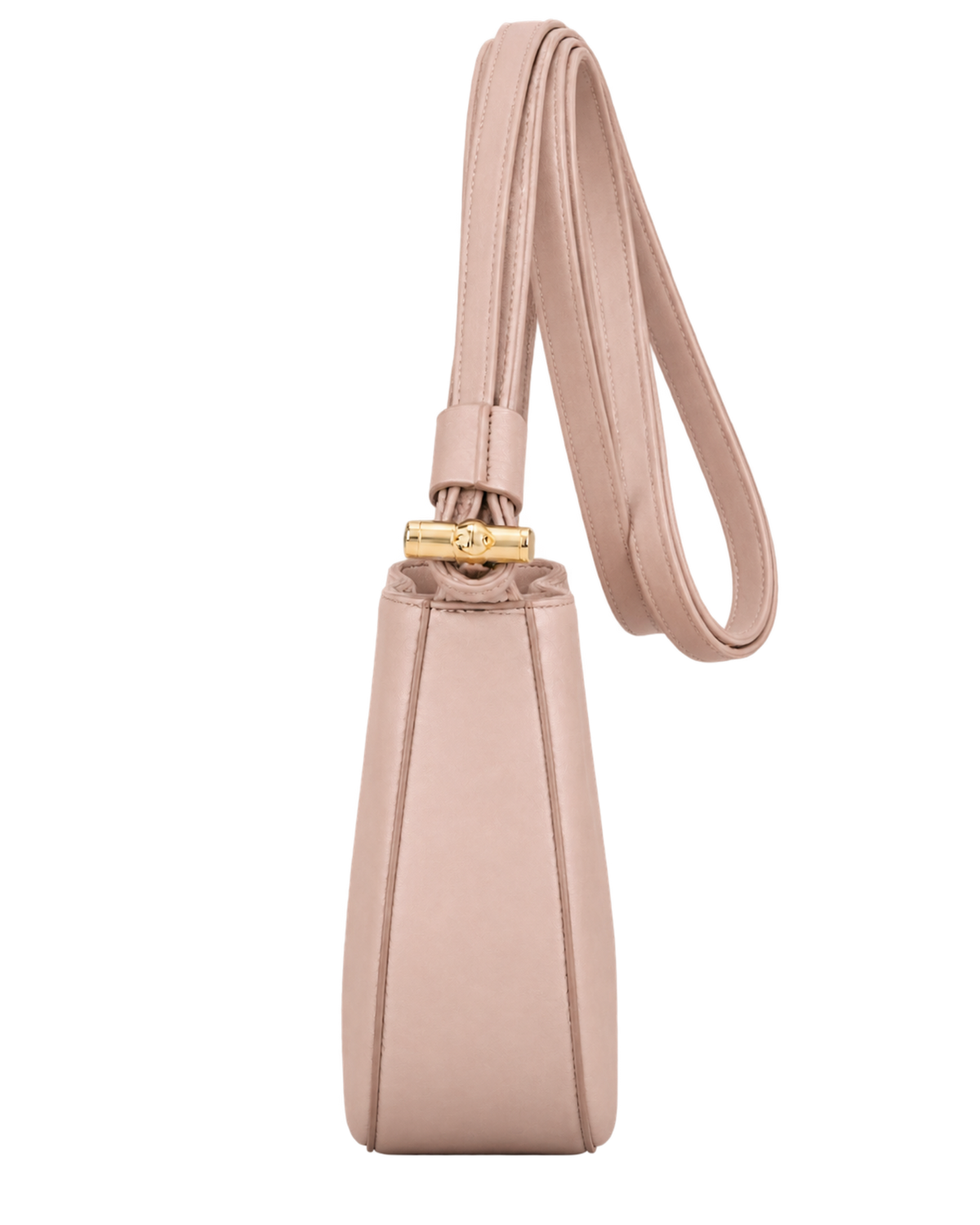 Le Roseau S Crossbody bag Petal Pink - Leather
