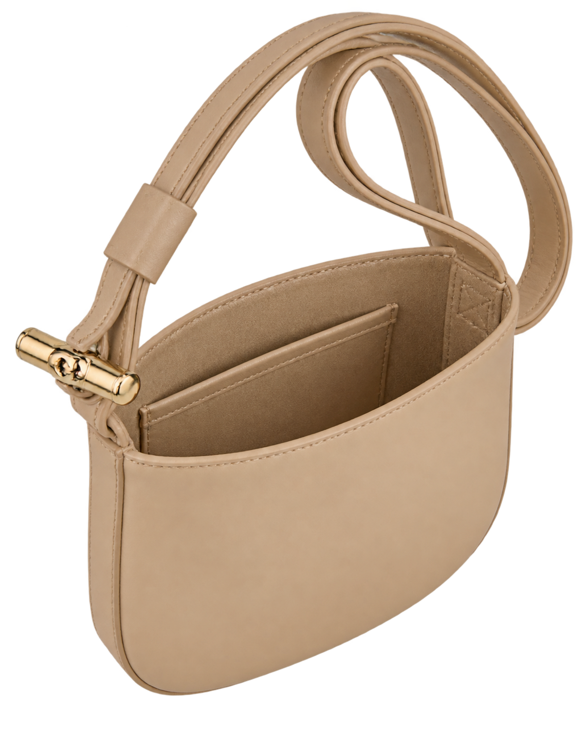 Le Roseau S Crossbody bag Root - Leather