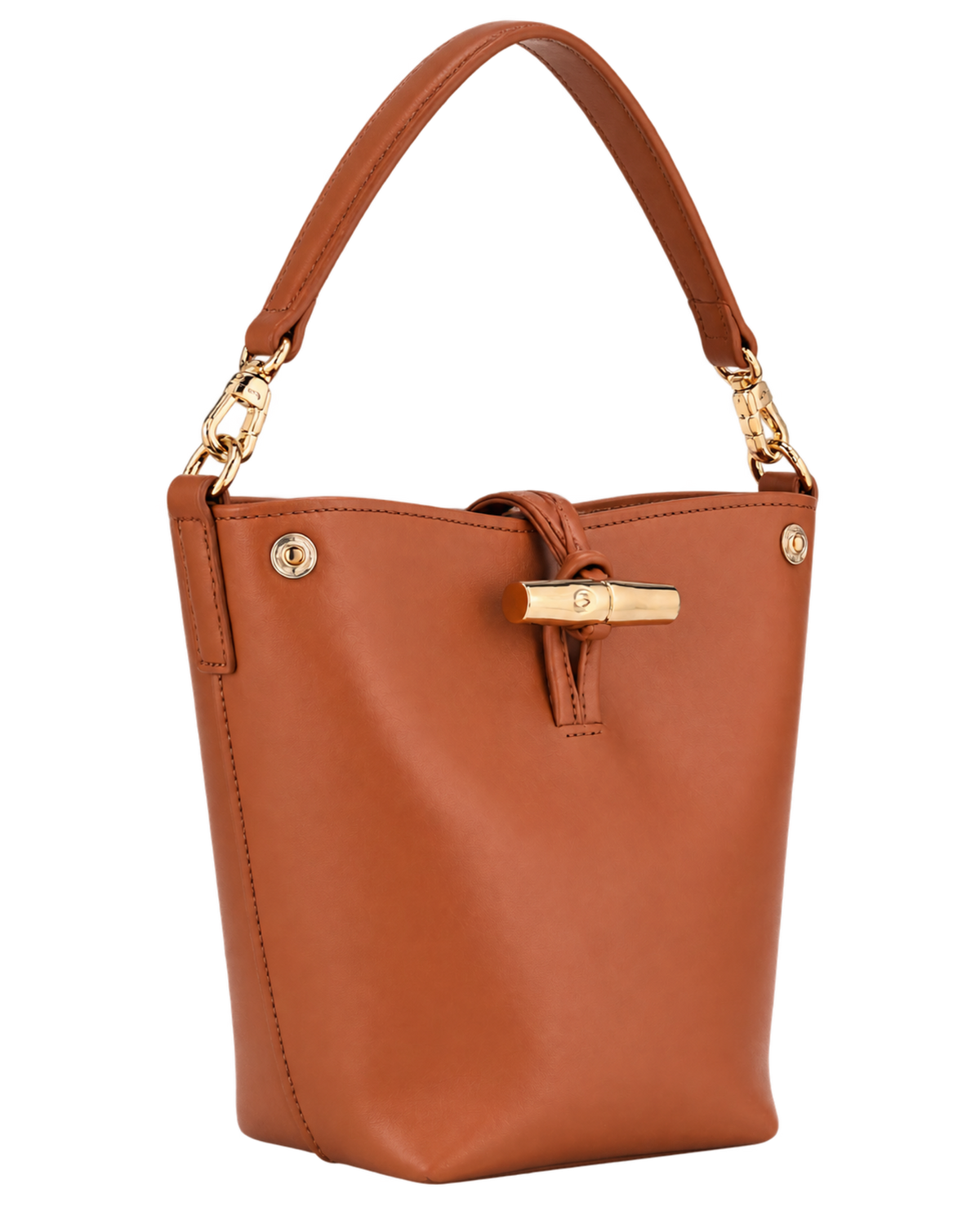 Le Roseau XS Bucket bag Bark - Leather