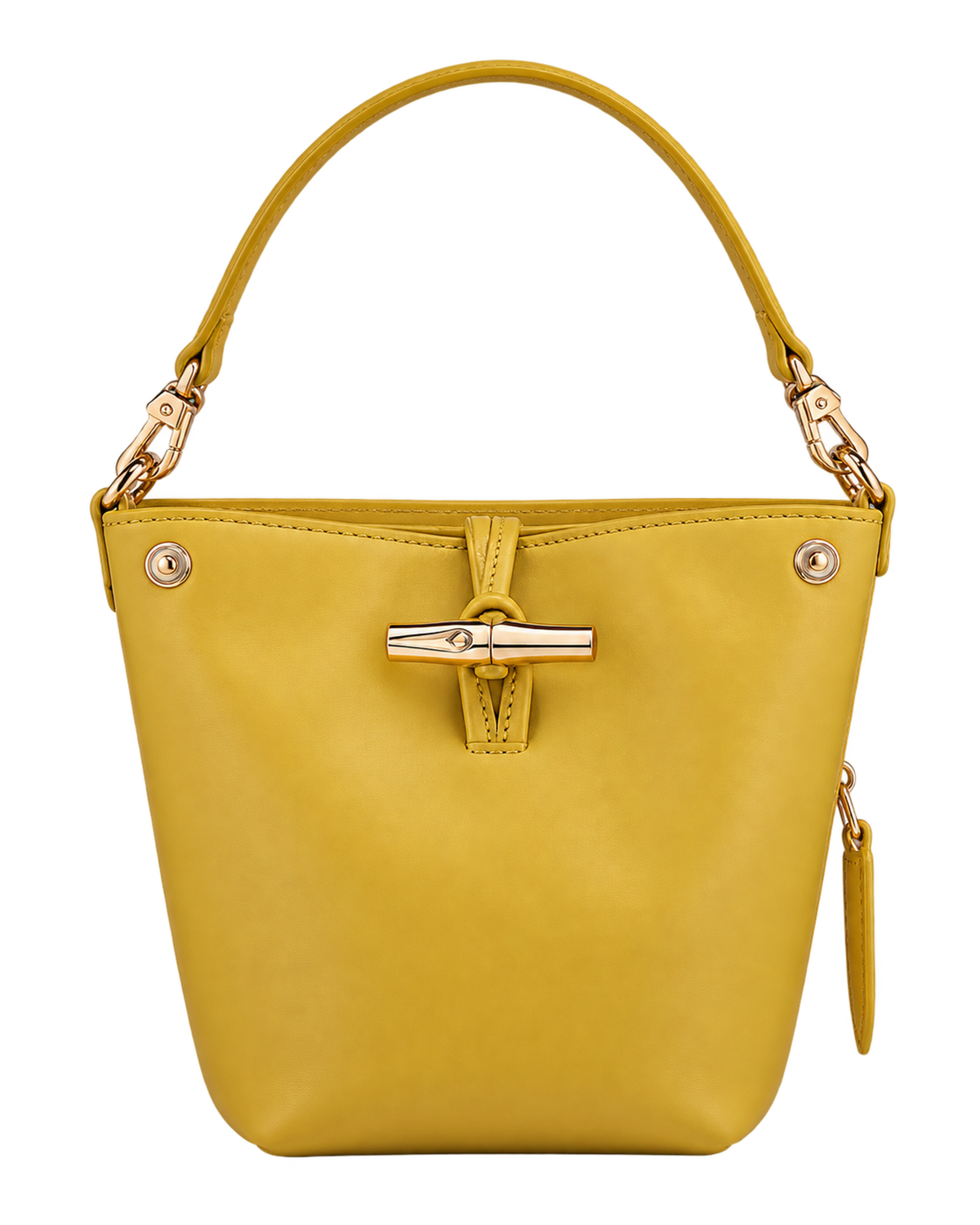 Le Roseau XS Bucket bag Ginger - Leather