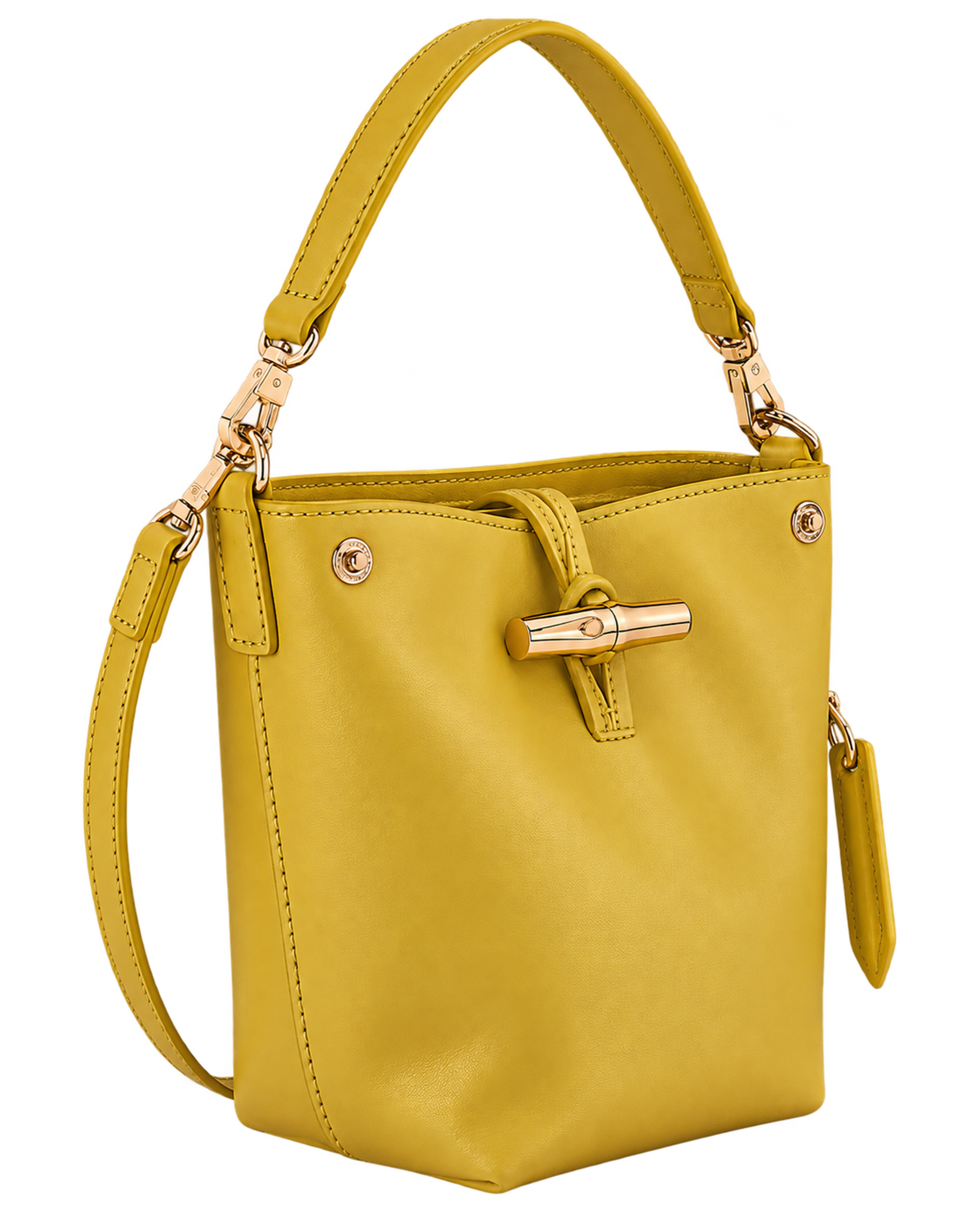 Le Roseau XS Bucket bag Ginger - Leather