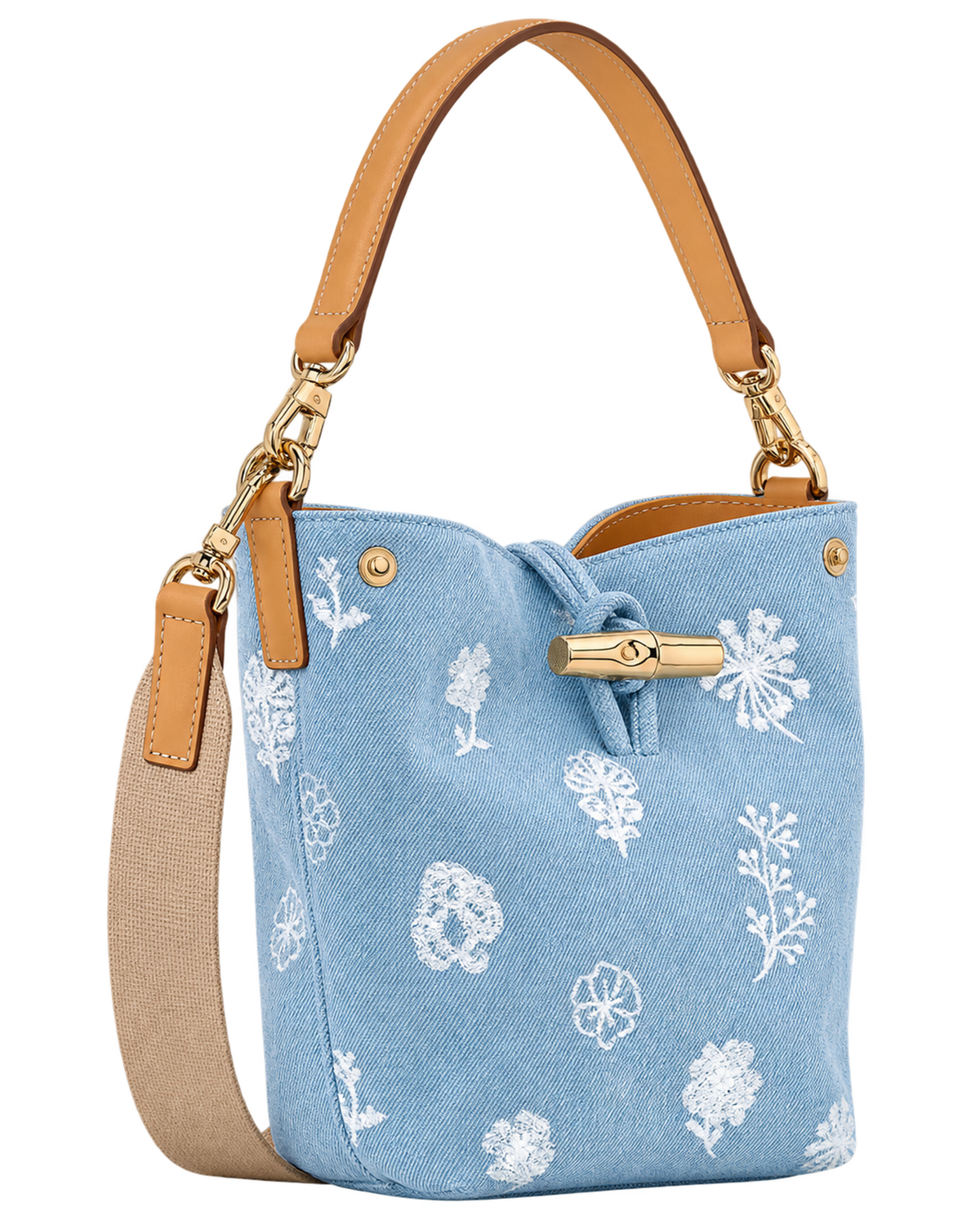 Le Roseau XS Bucket bag Sky Blue - Canvas