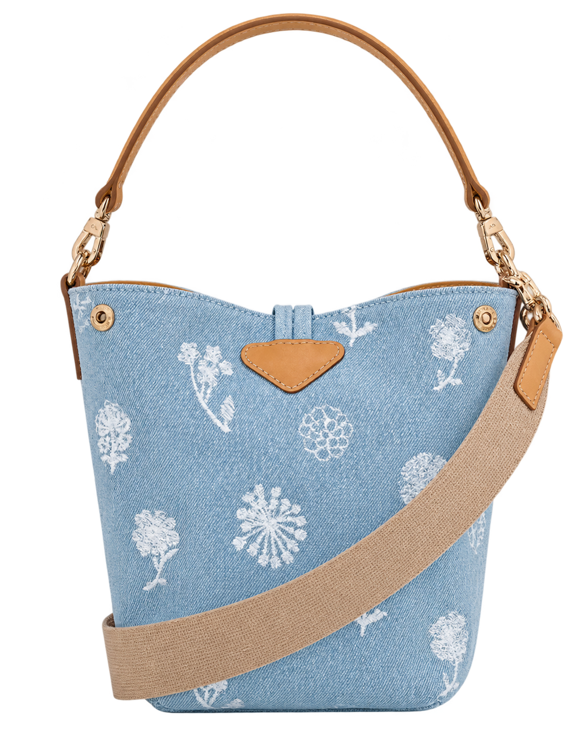 Le Roseau XS Bucket bag Sky Blue - Canvas