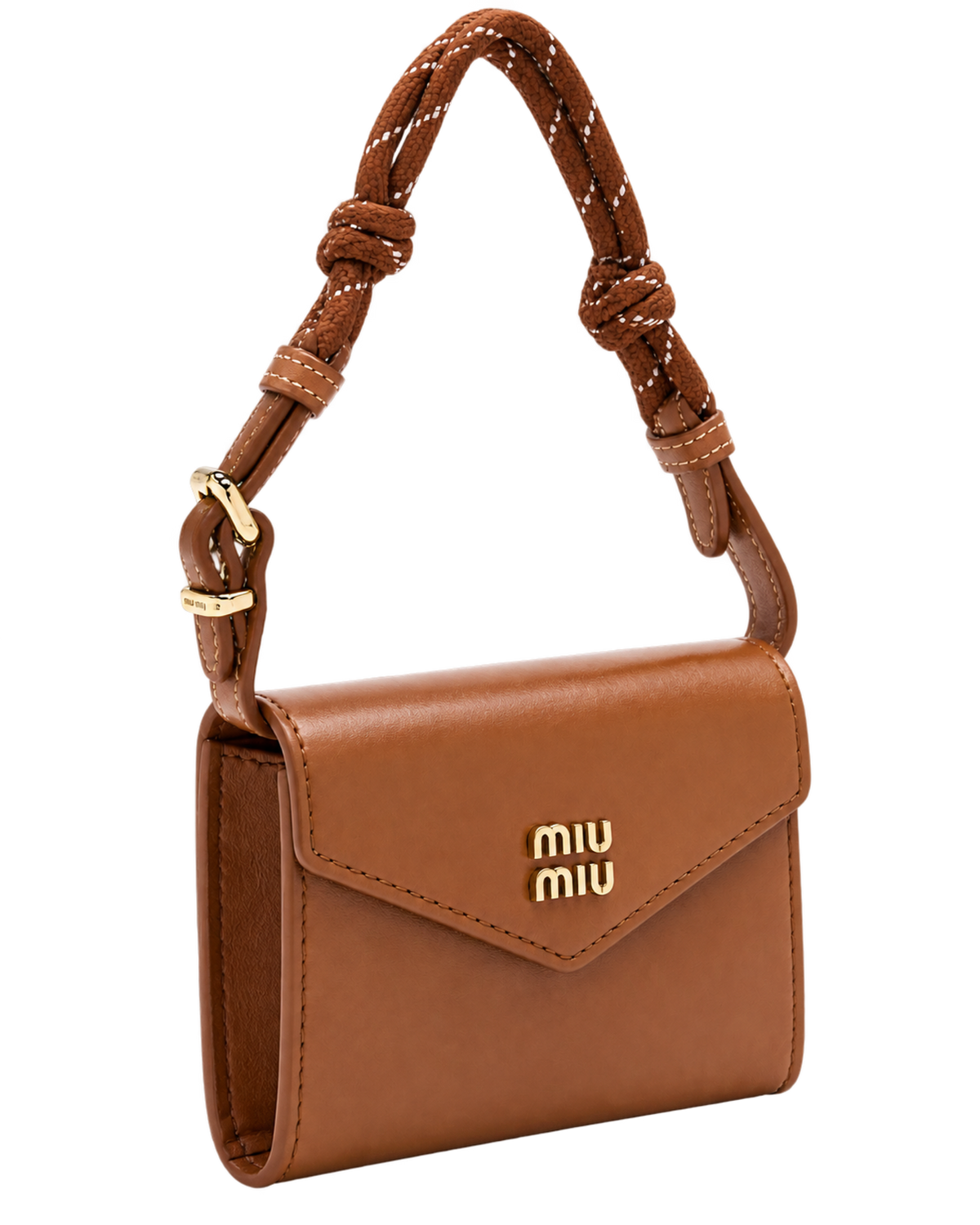 Leather shoulder wallet