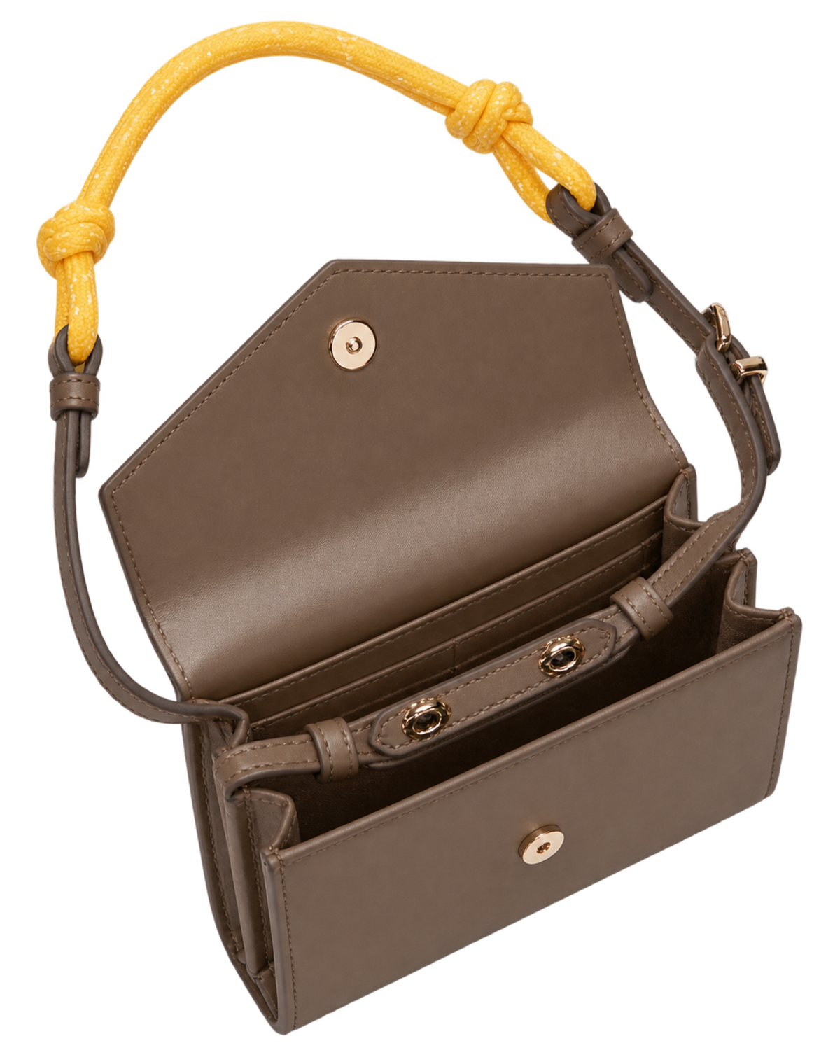 Leather shoulder wallet