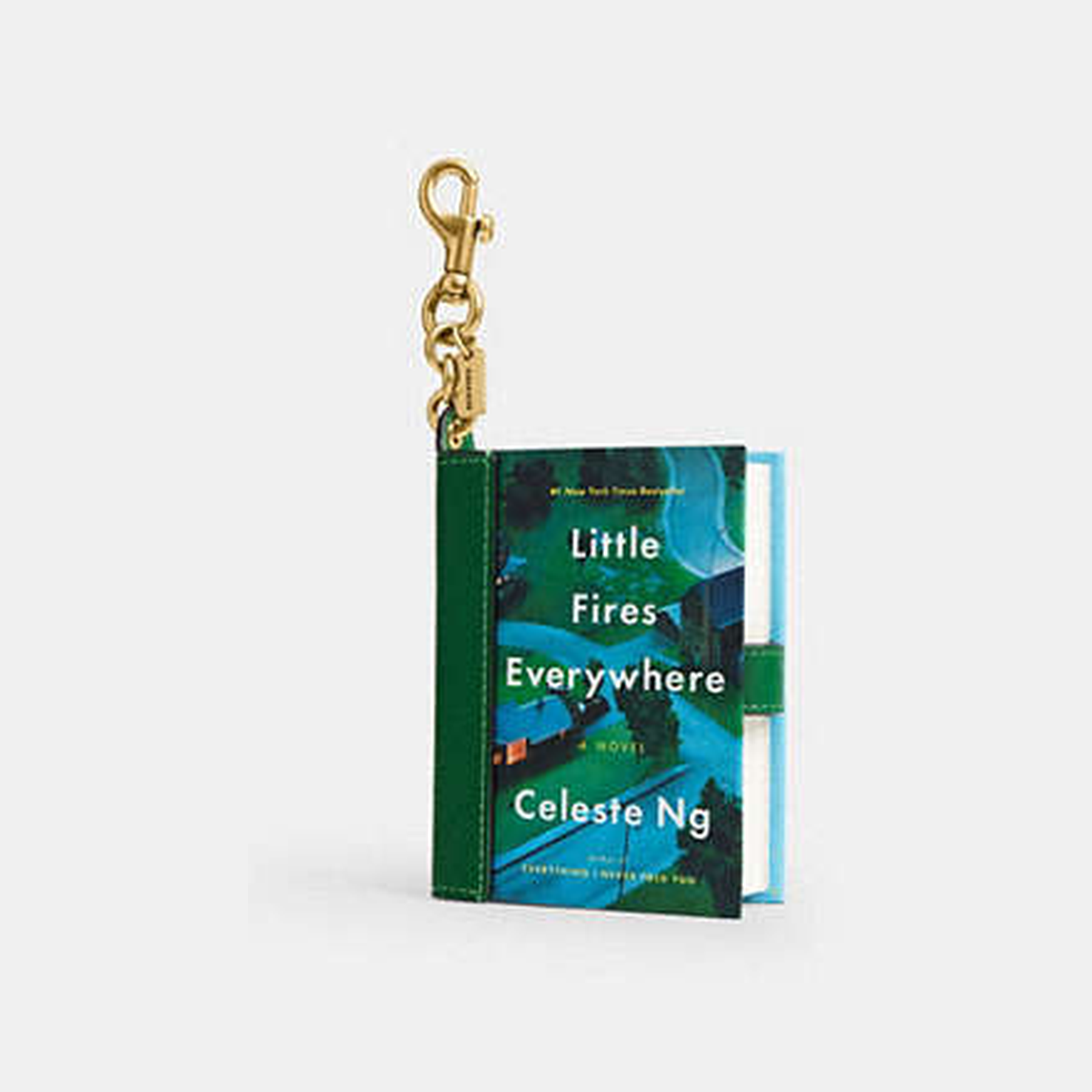 Little Fires Everywhere By Celeste Ng Book Bag Charm