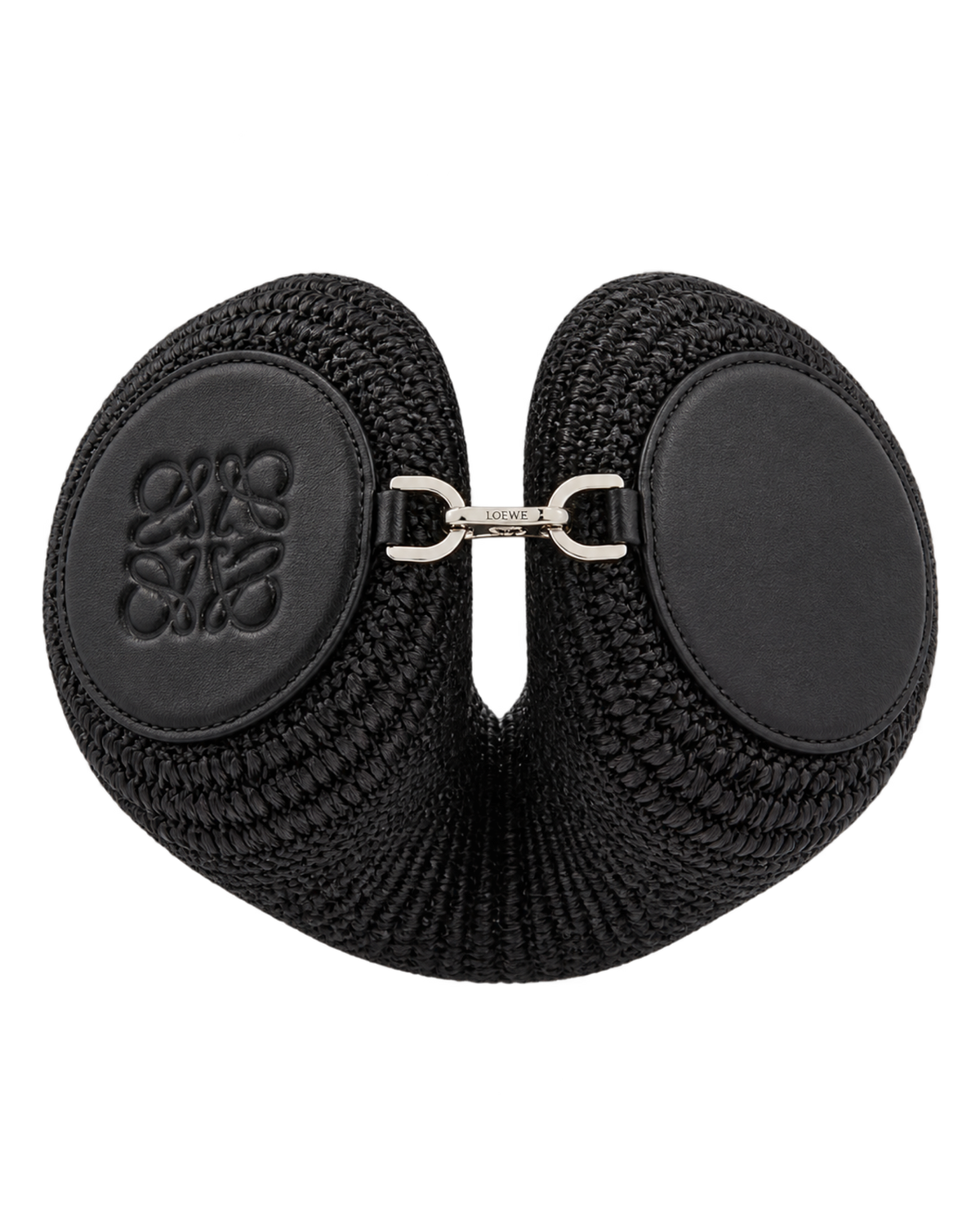 Loewe Bracelet Pouch Raffia Clutch Bag