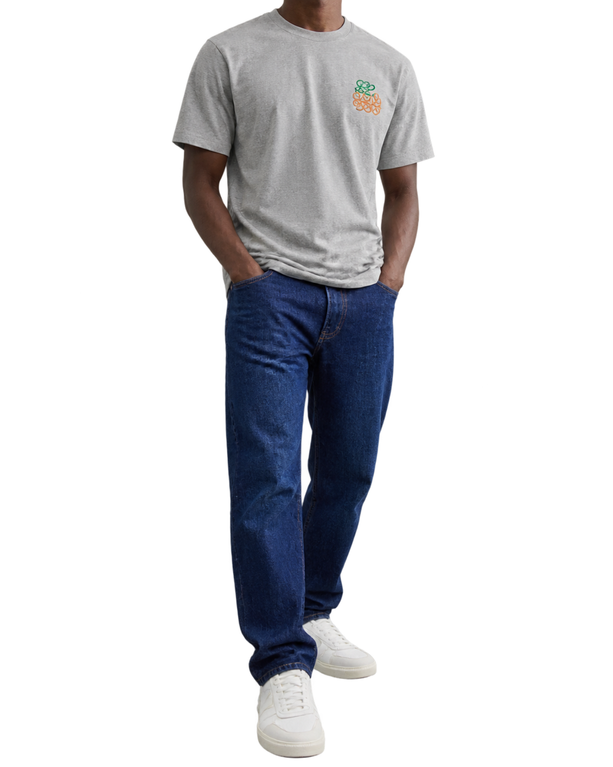 LOEWE - Slim-Fit Logo-Embroidered Cotton