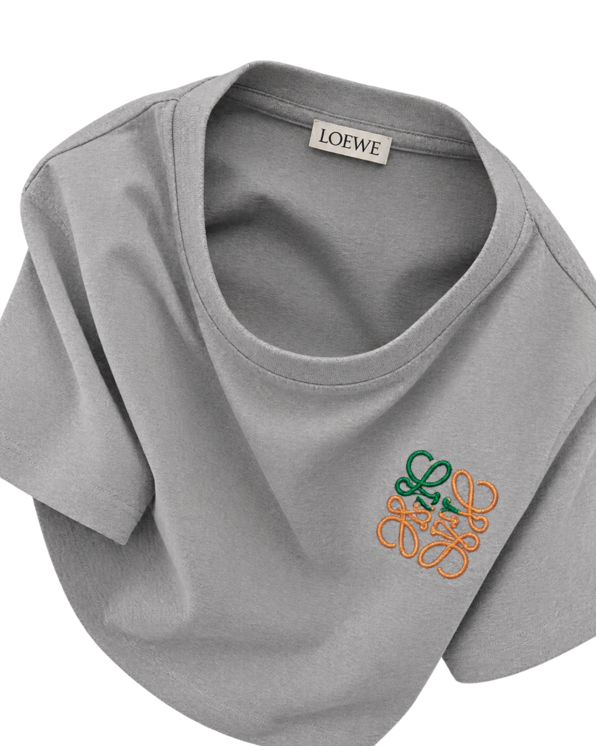 LOEWE - Slim-Fit Logo-Embroidered Cotton