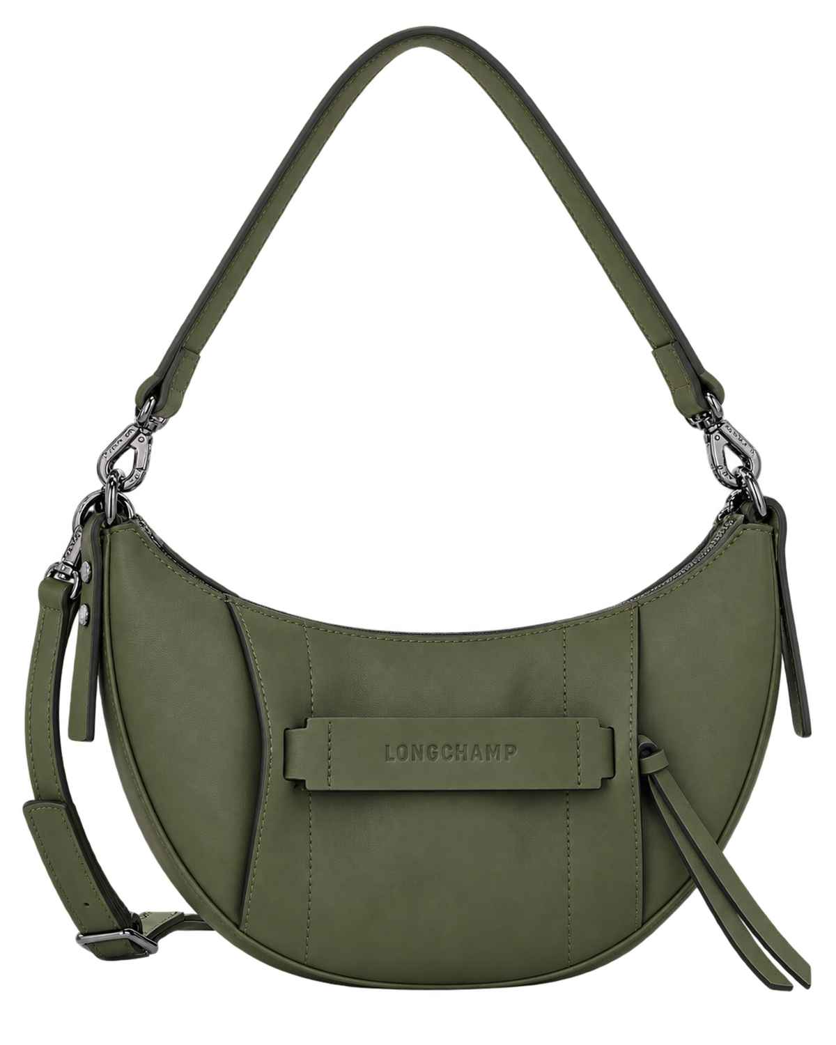 Longchamp 3D S Crossbody bag Khaki - Leather