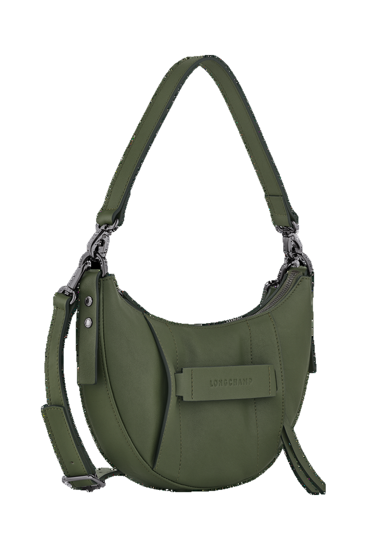 Longchamp 3D S Crossbody bag Khaki - Leather
