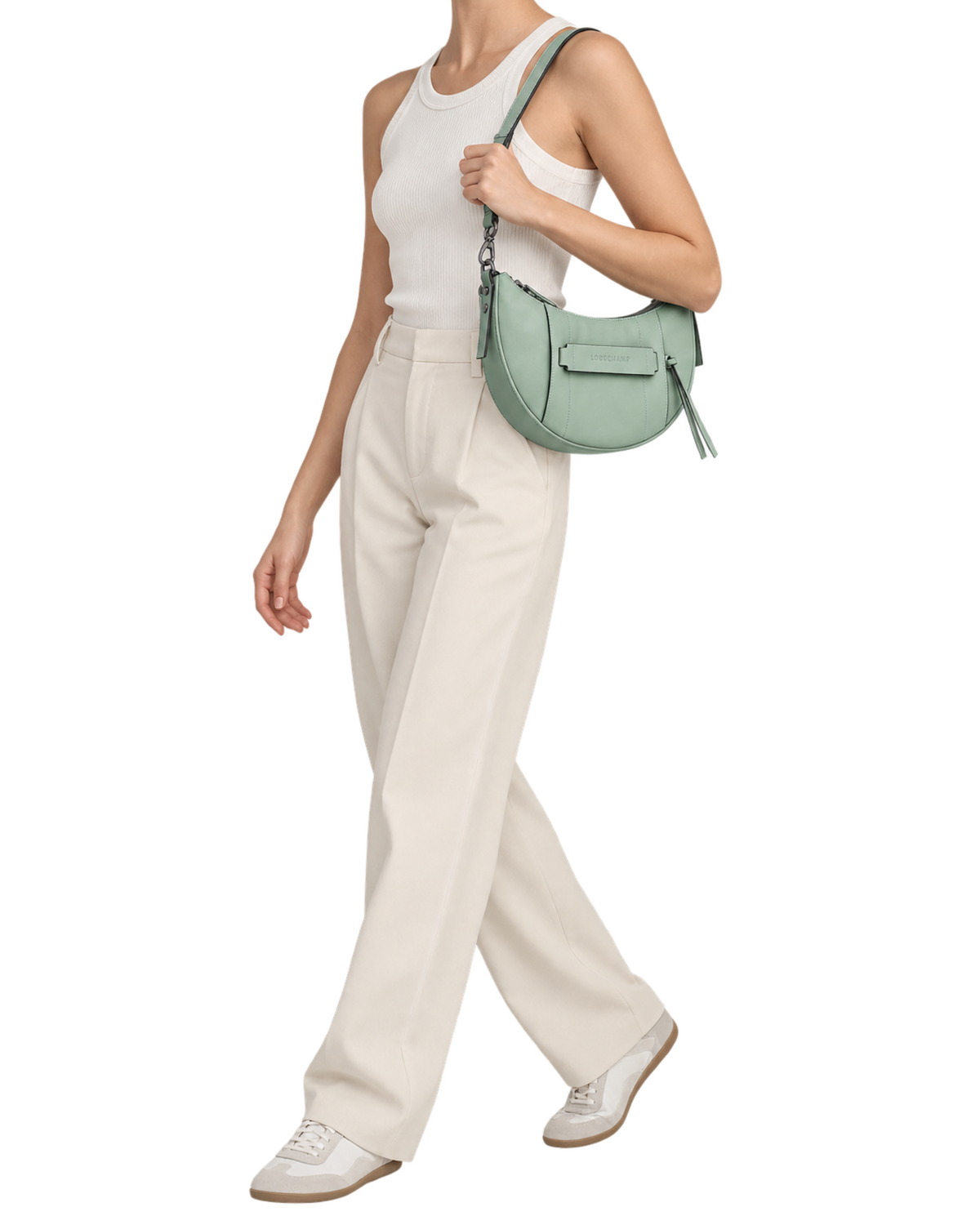 Longchamp 3D S Crossbody bag Vervain - Leather