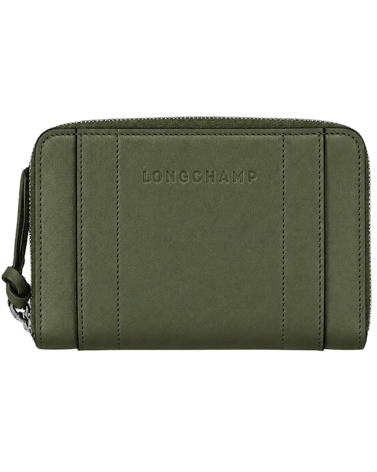 Longchamp 3D Wallet Khaki - Leather
