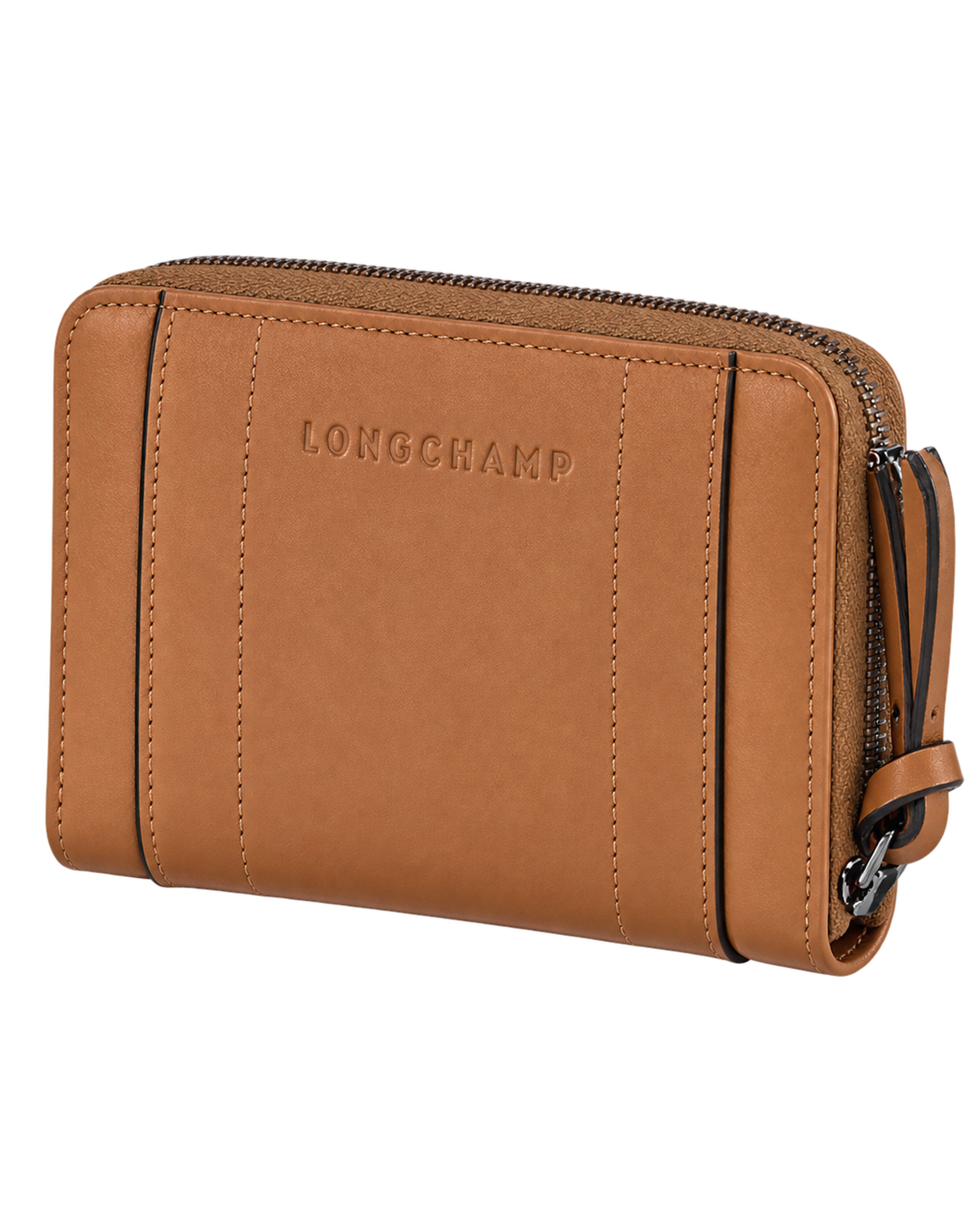 Longchamp 3D Wallet Natural - Leather