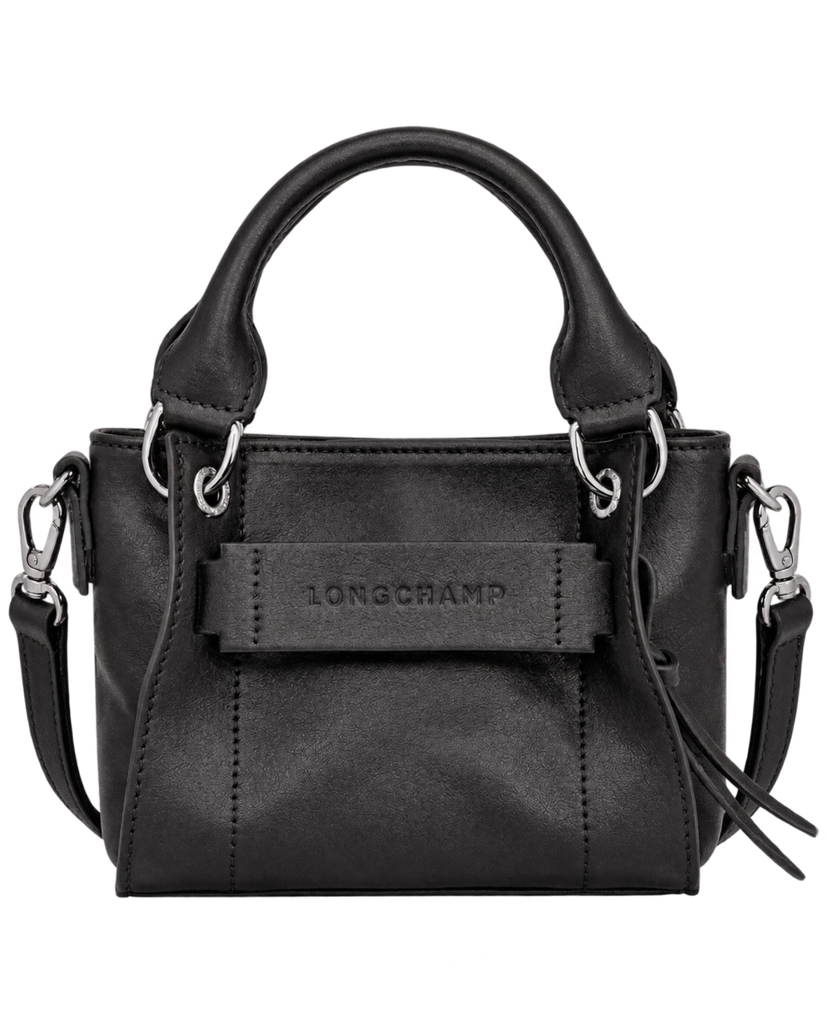 Longchamp 3D XS Handbag Black - Leather