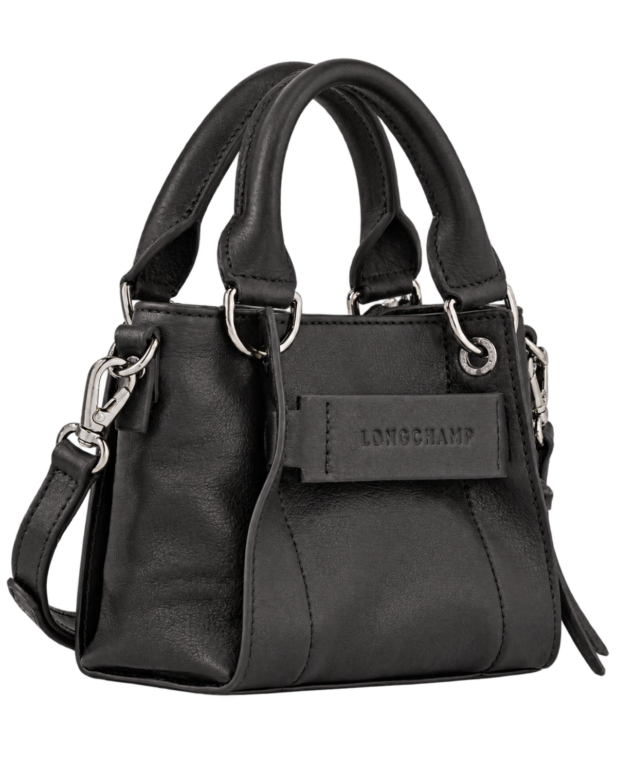 Longchamp 3D XS Handbag Black - Leather