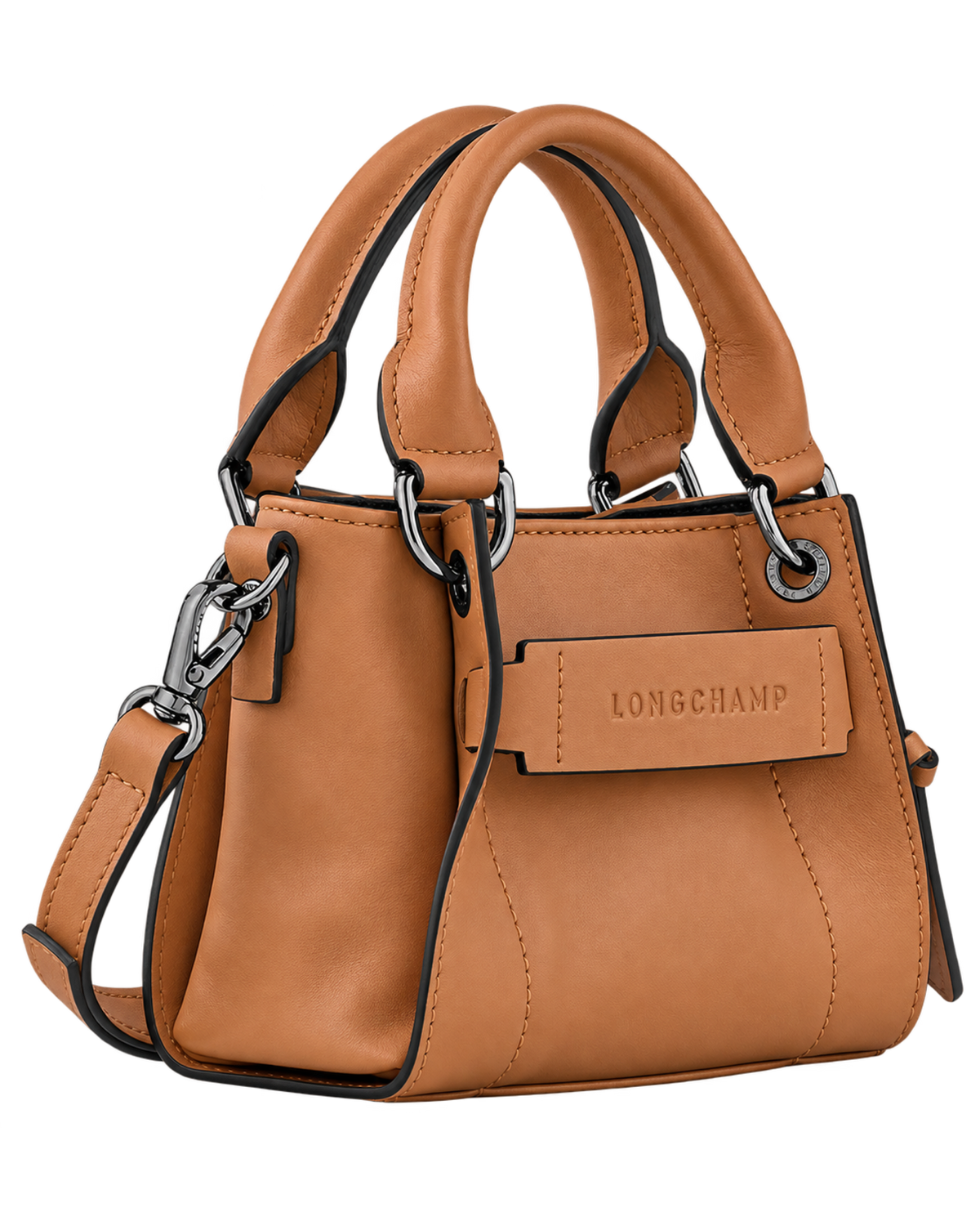Longchamp 3D XS Handbag Natural - Leather