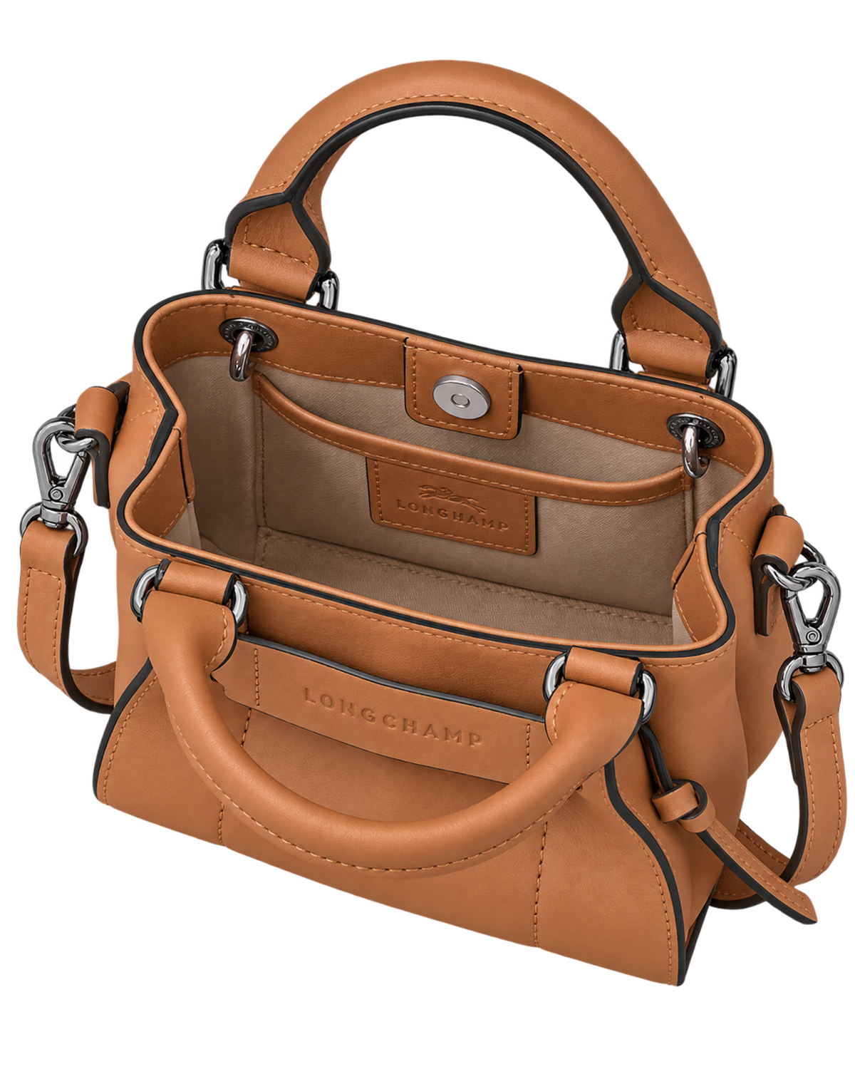 Longchamp 3D XS Handbag Natural - Leather