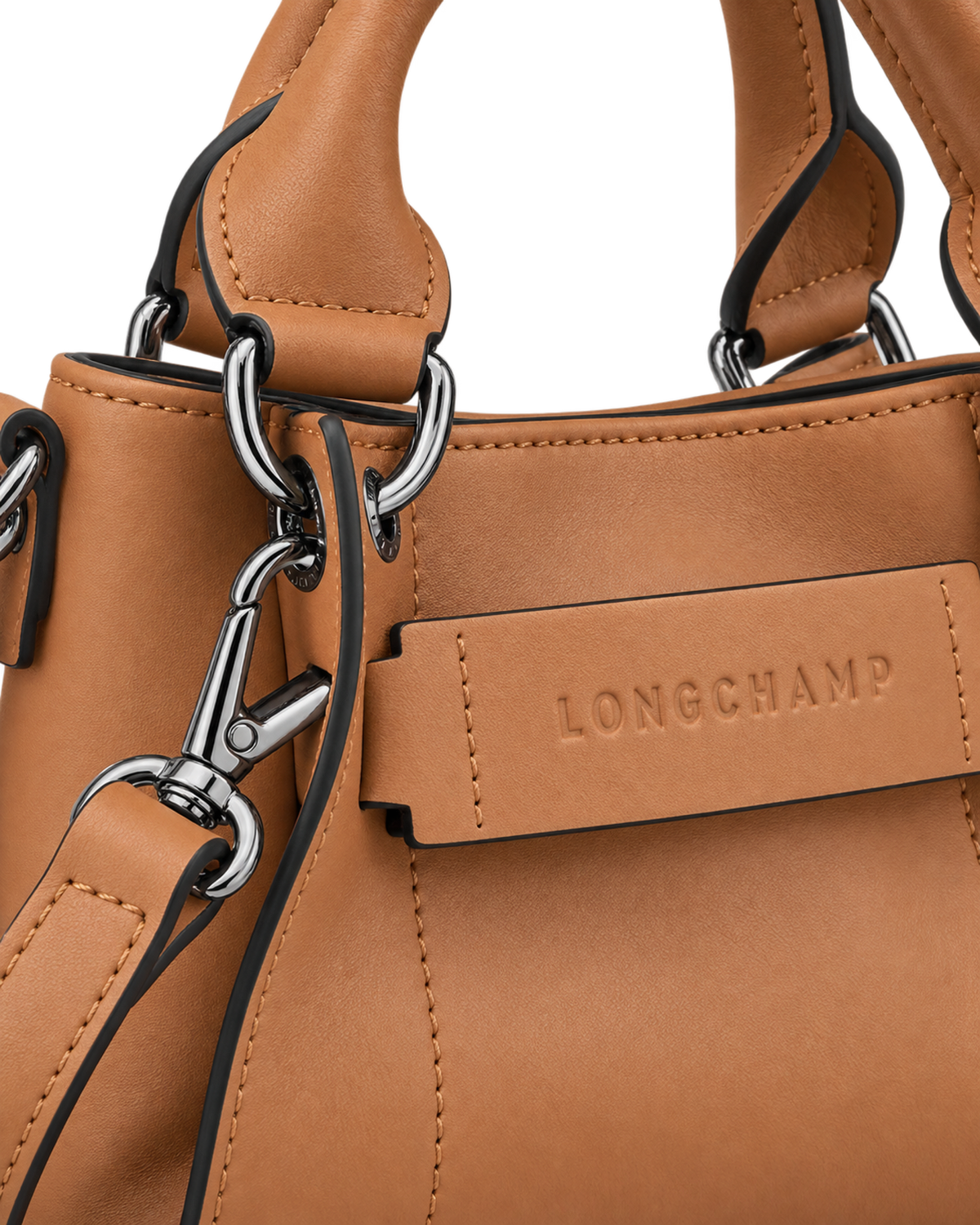 Longchamp 3D XS Handbag Natural - Leather