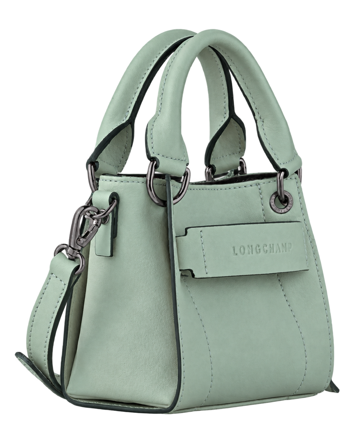 Longchamp 3D XS Handbag Vervain - Leather