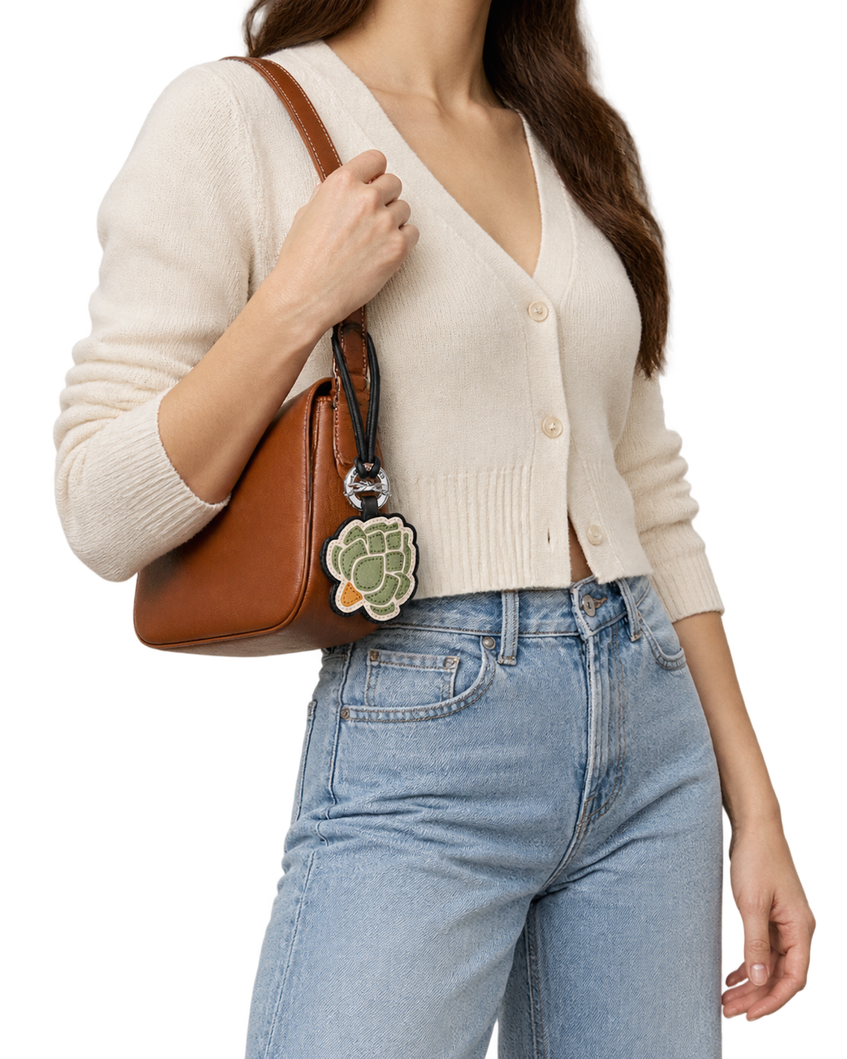 Longcharm Keyring Laurel - Leather