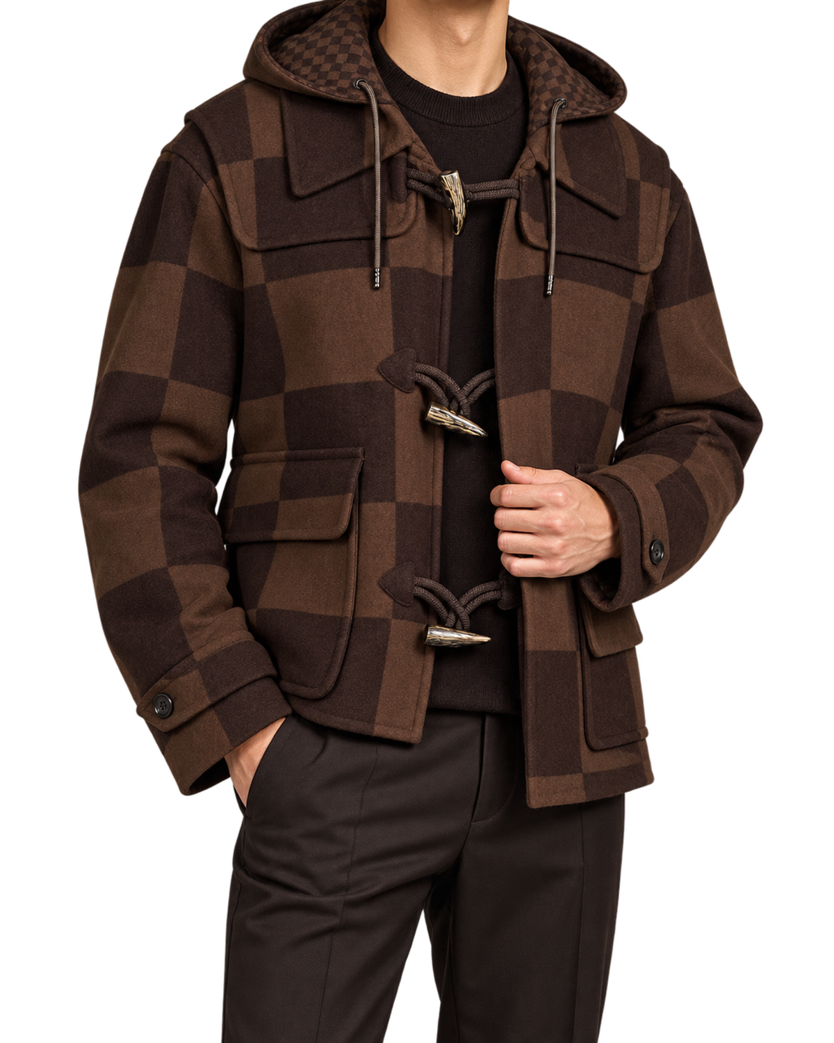 LOUIS VUITTON Duffle Coat Giant Monogram x Nigo