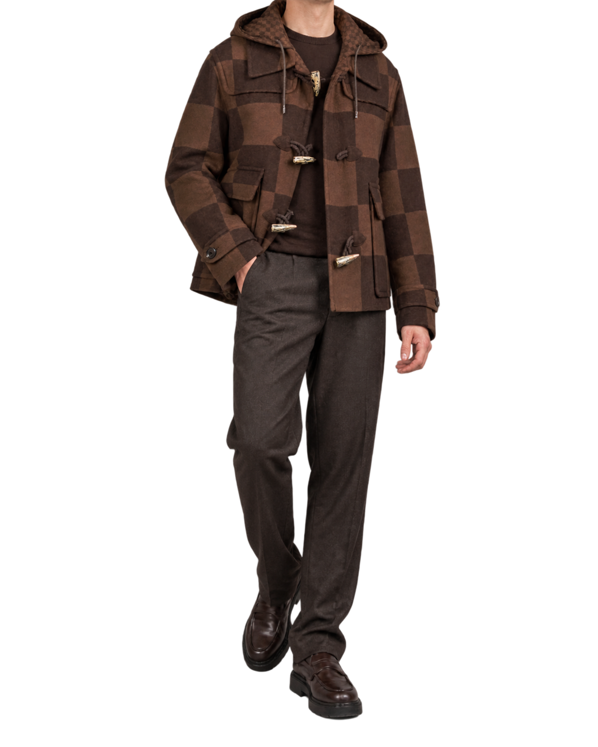 LOUIS VUITTON Duffle Coat Giant Monogram x Nigo