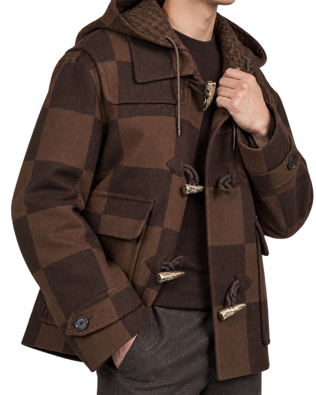 LOUIS VUITTON Duffle Coat Giant Monogram x Nigo