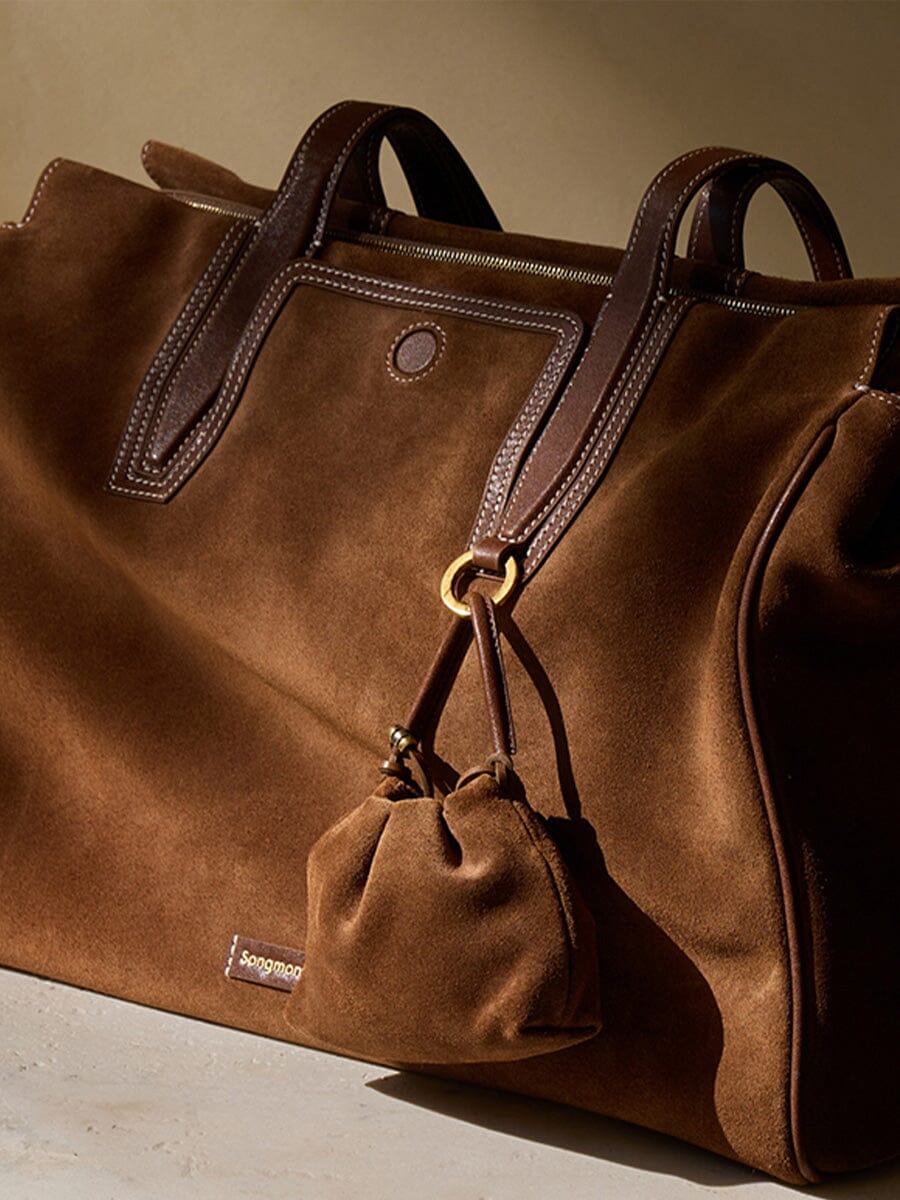 Songmont Lucky Pouch Charm - Sandal Suede