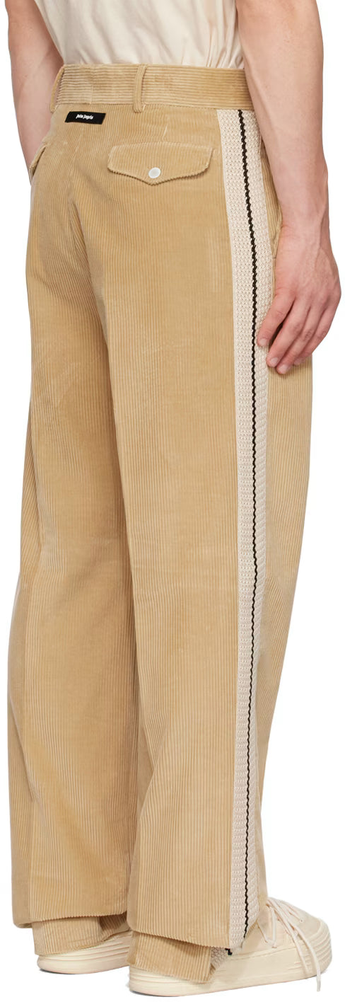 Beige Trim Trousers