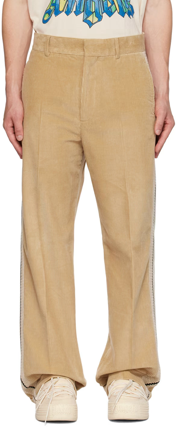 Beige Trim Trousers