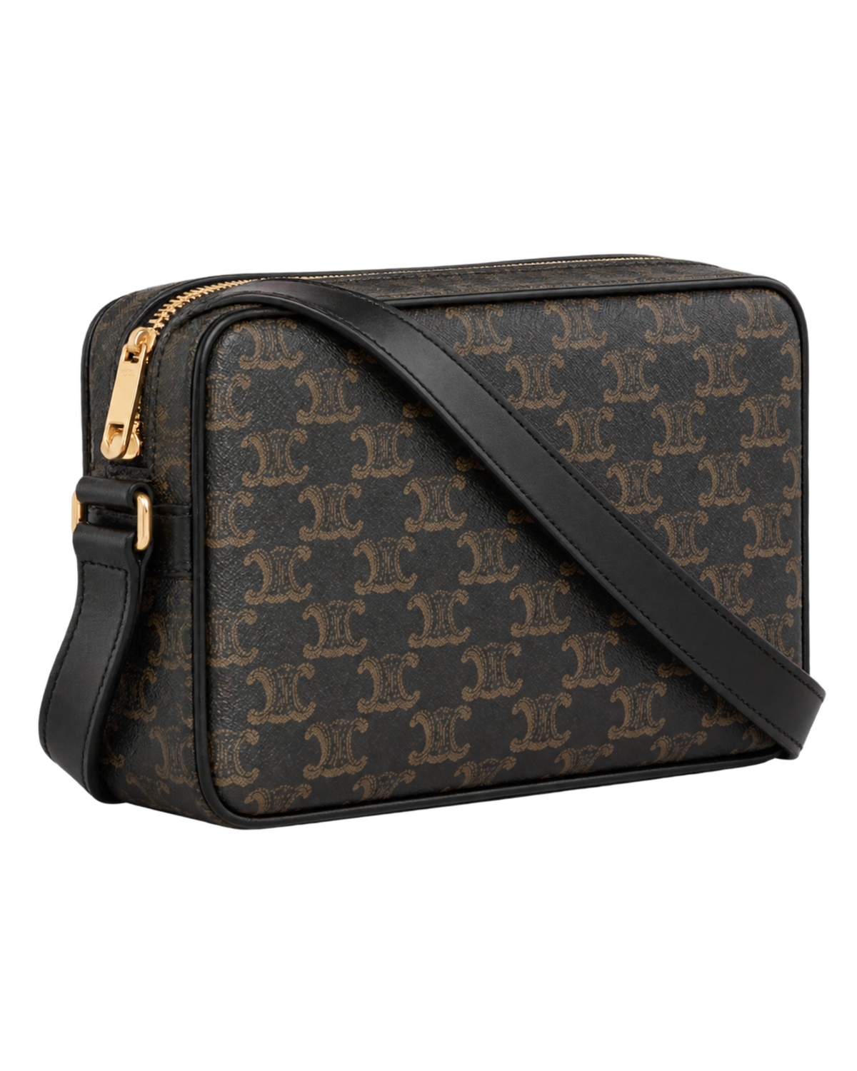 MEDIUM MESSENGER BAG IN Triomphe Canvas with Celine Print