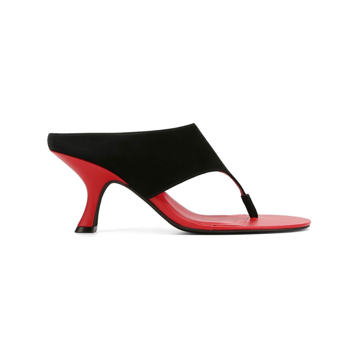 Mercer Black/Red Suede