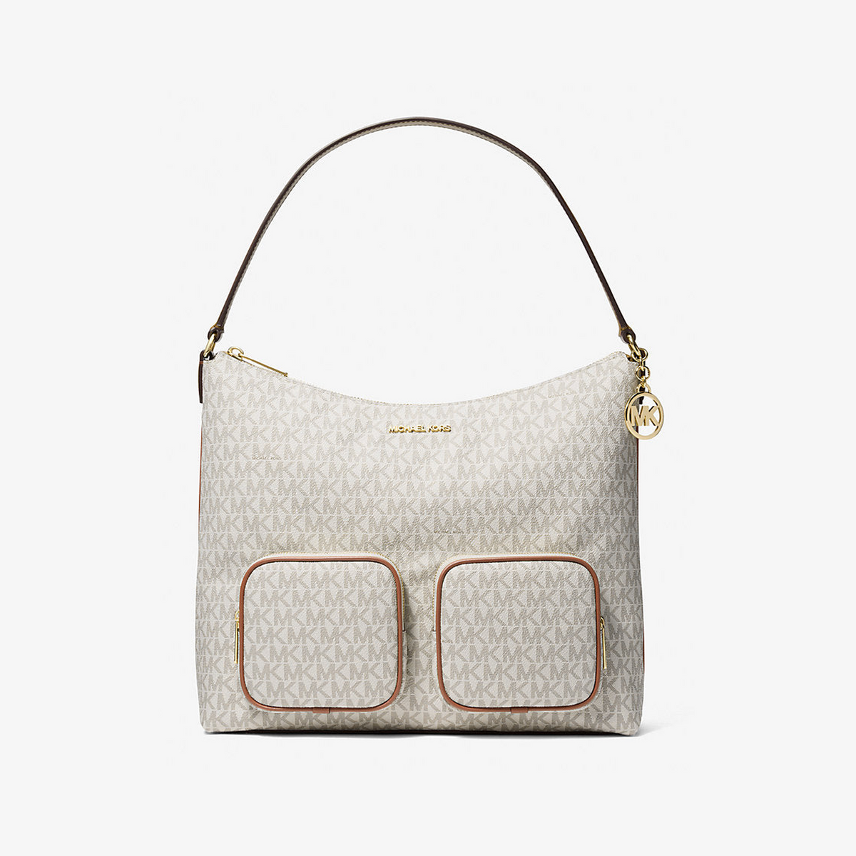 Merritt Large Signature Logo Cargo Shoulder Bag