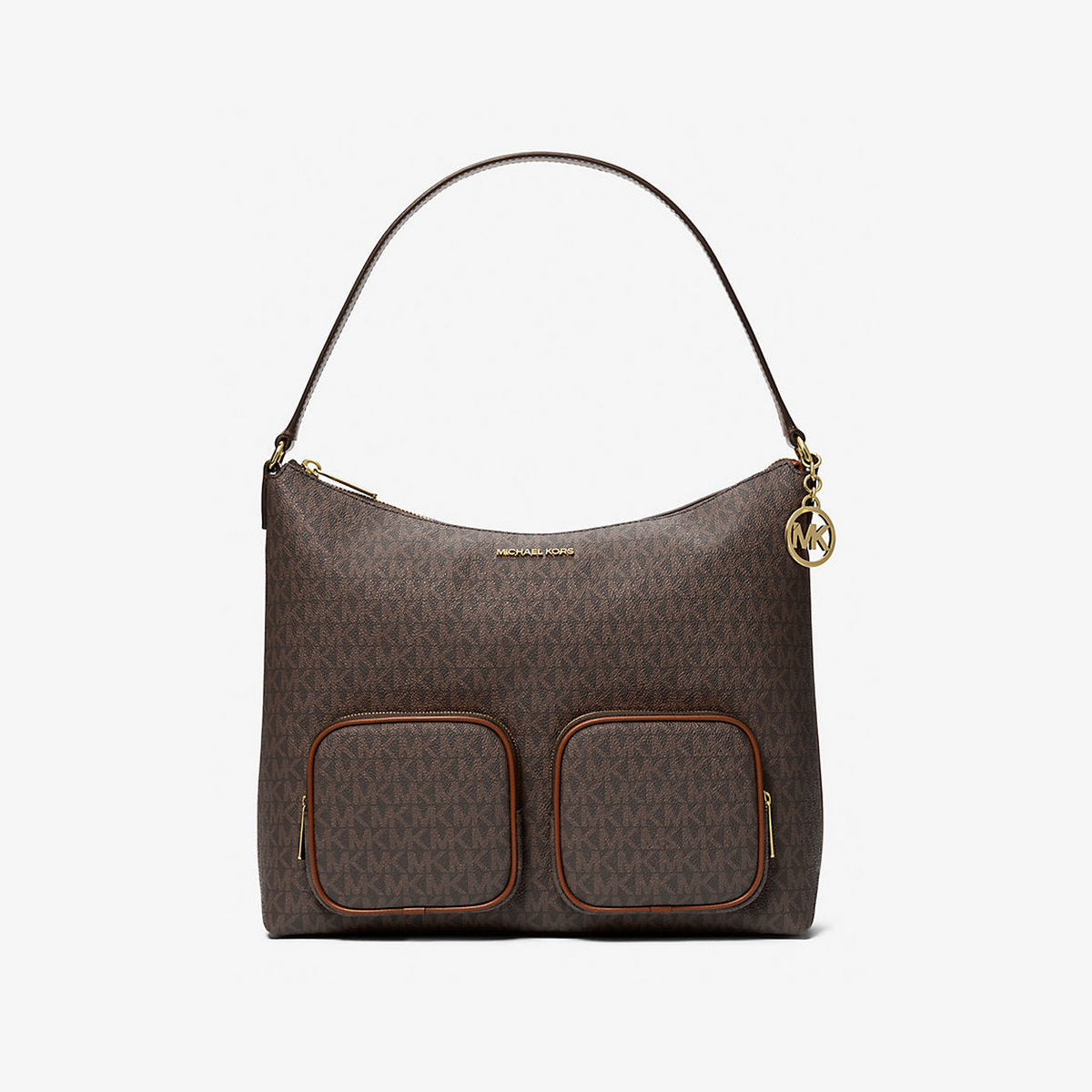 Merritt Large Signature Logo Cargo Shoulder Bag