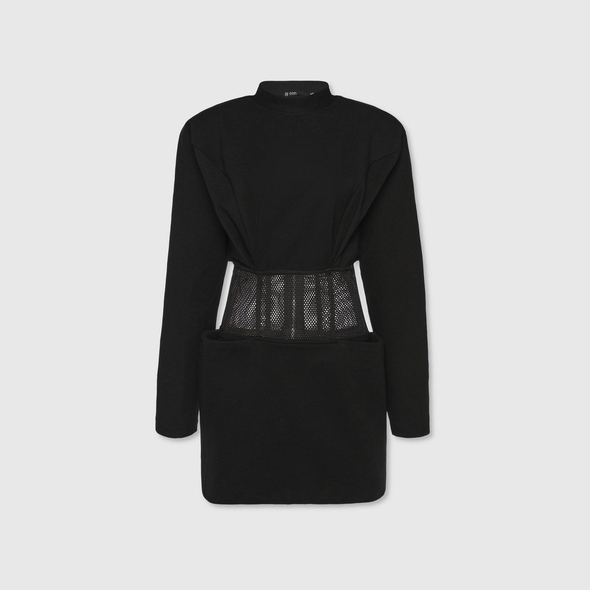 MESH CORSET MINI DRESS