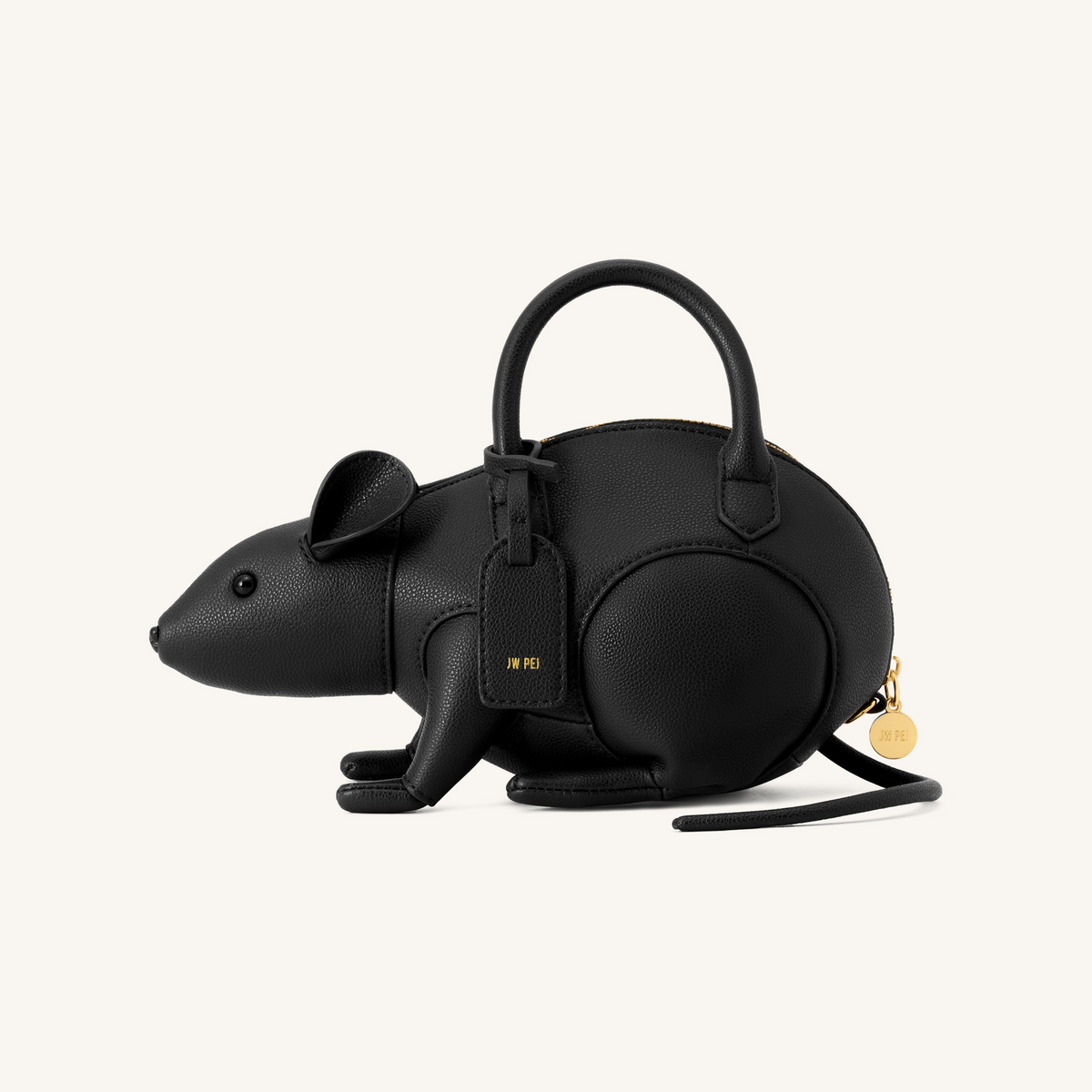 Mia Mouse Top Handle Bag - Black