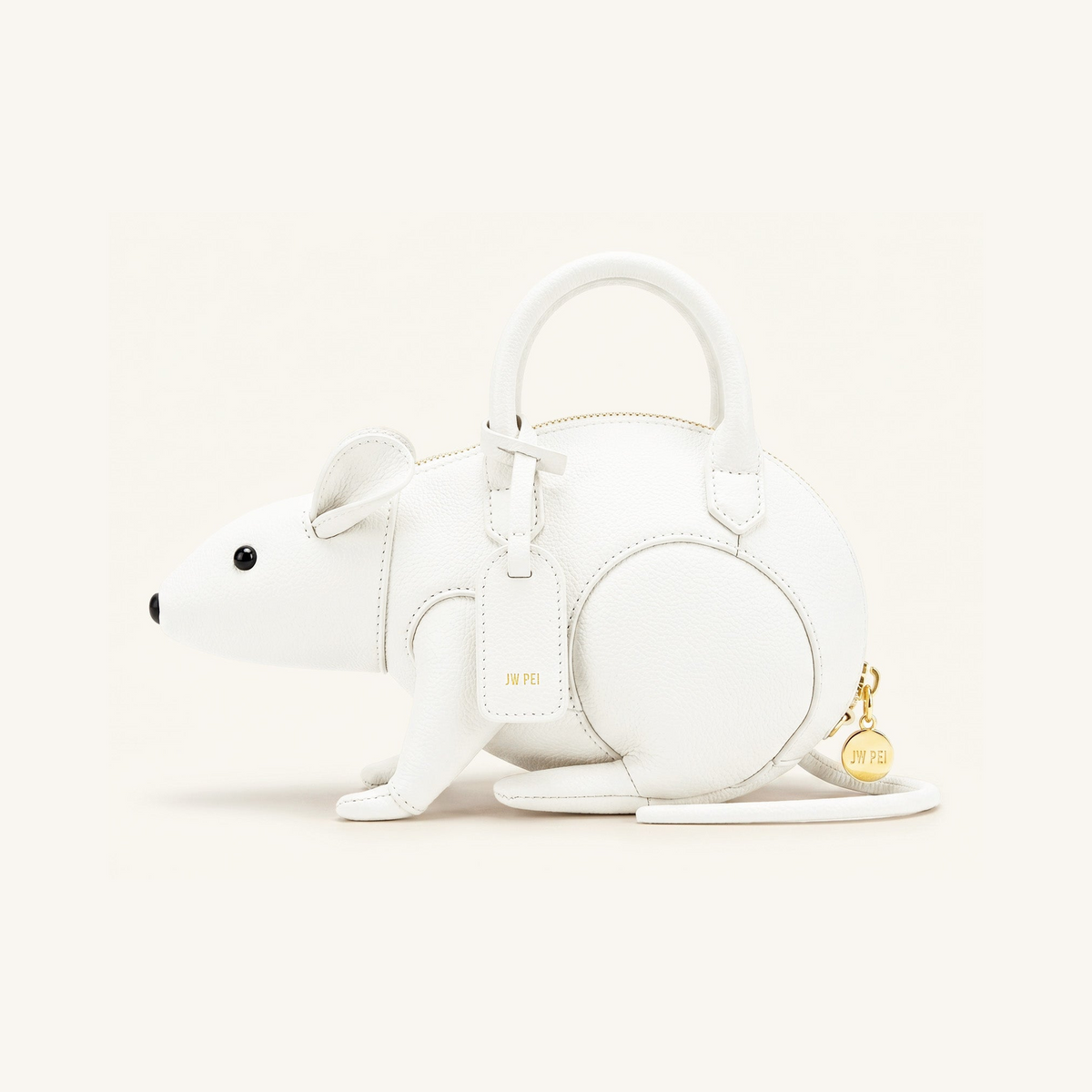 Mia Mouse Top Handle Bag - White
