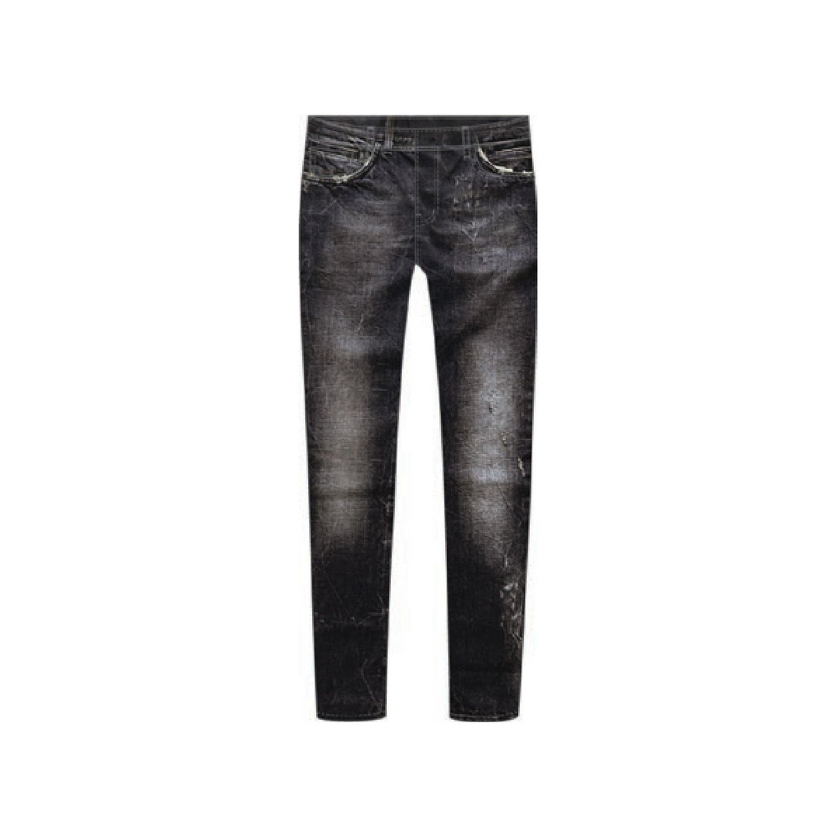 Mid Rise Slim Leg Jeans